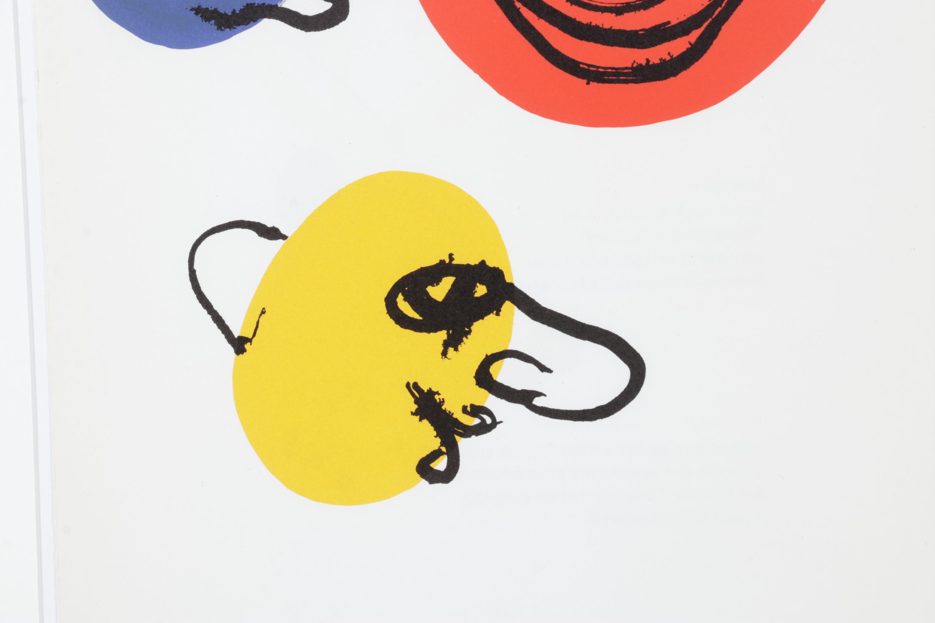 Alexander Calder Color Lithograph "Faces" for "Derrière le Miroir," 1976