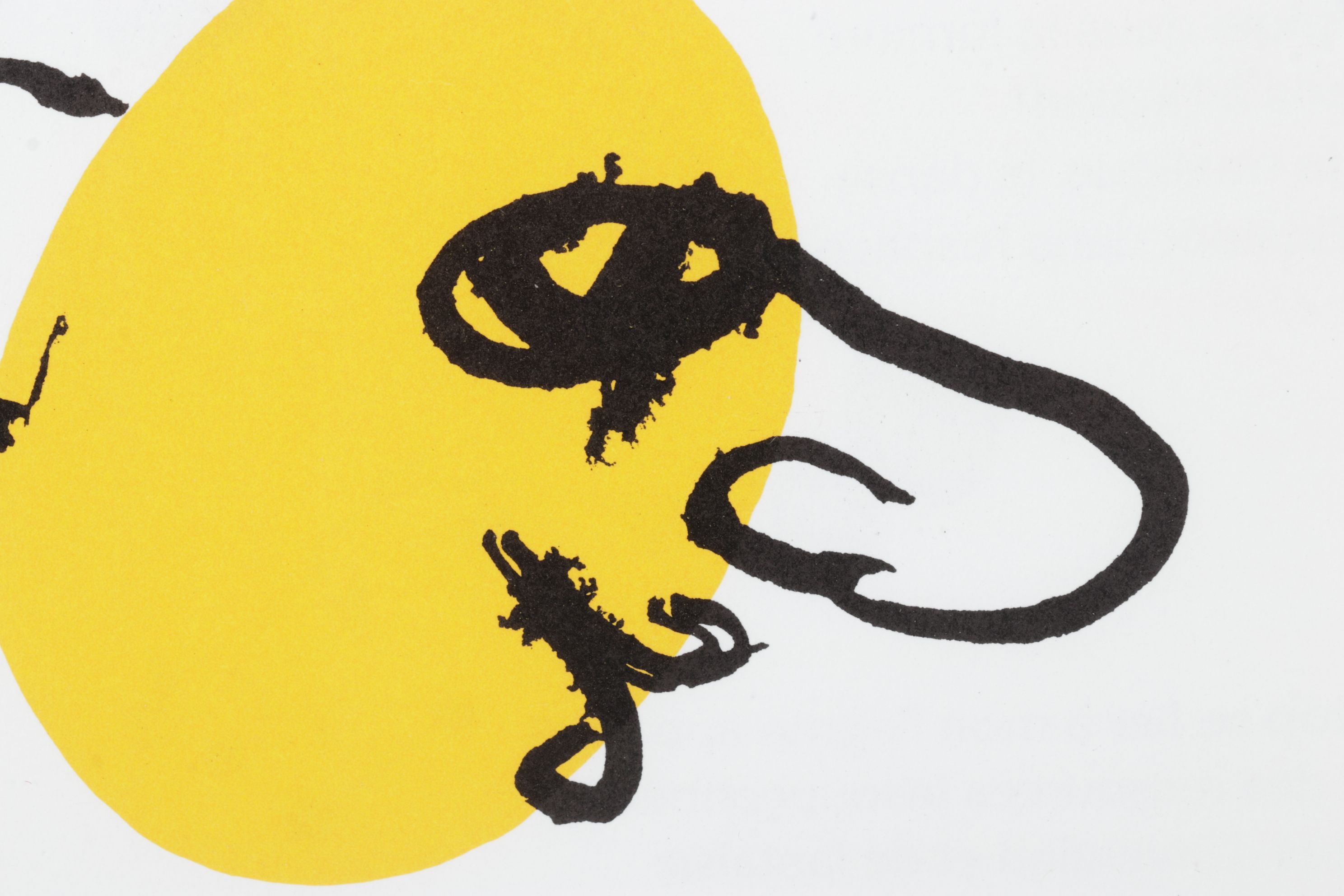 Alexander Calder Color Lithograph "Faces" for "Derrière le Miroir," 1976