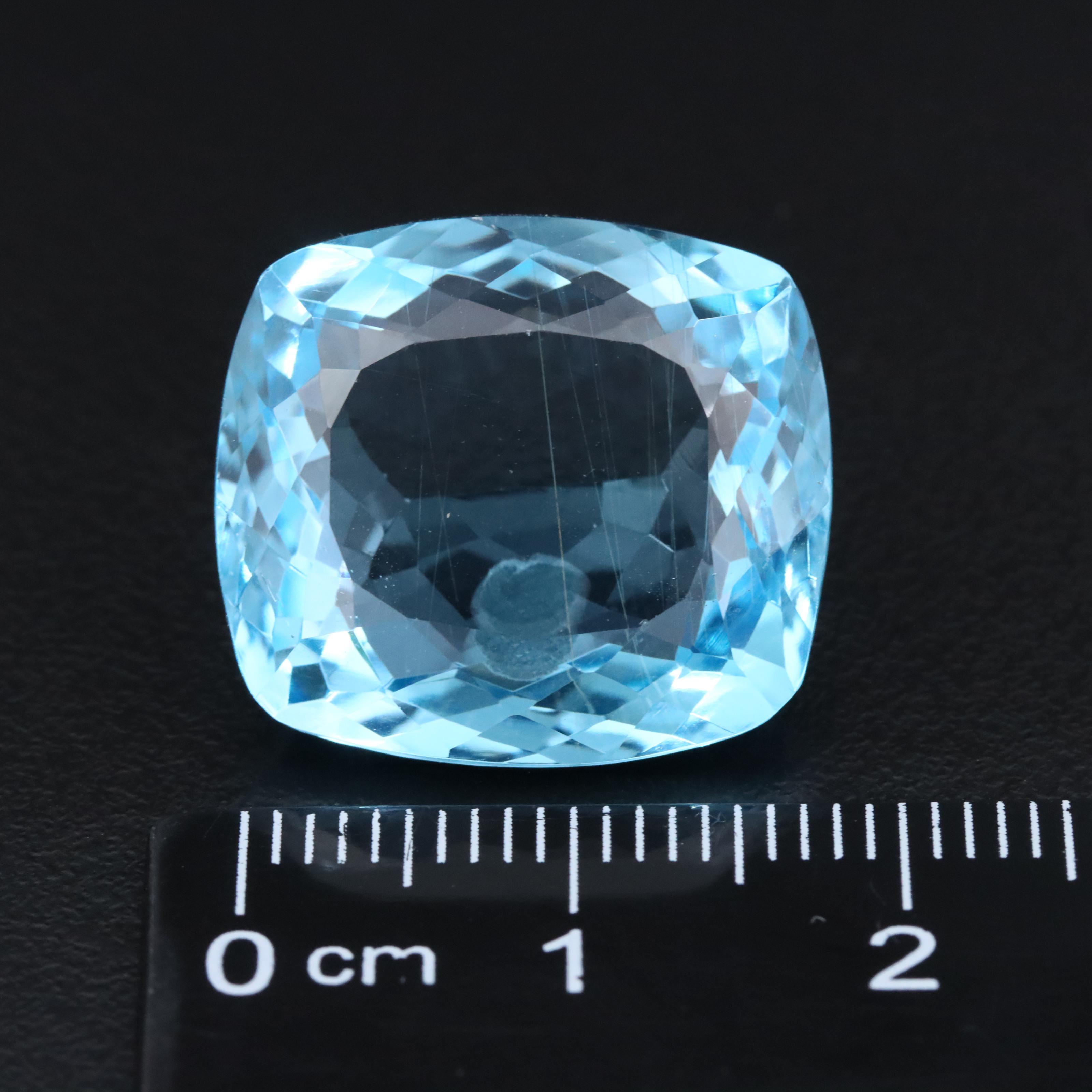 Loose 26.80 CT Blue Topaz