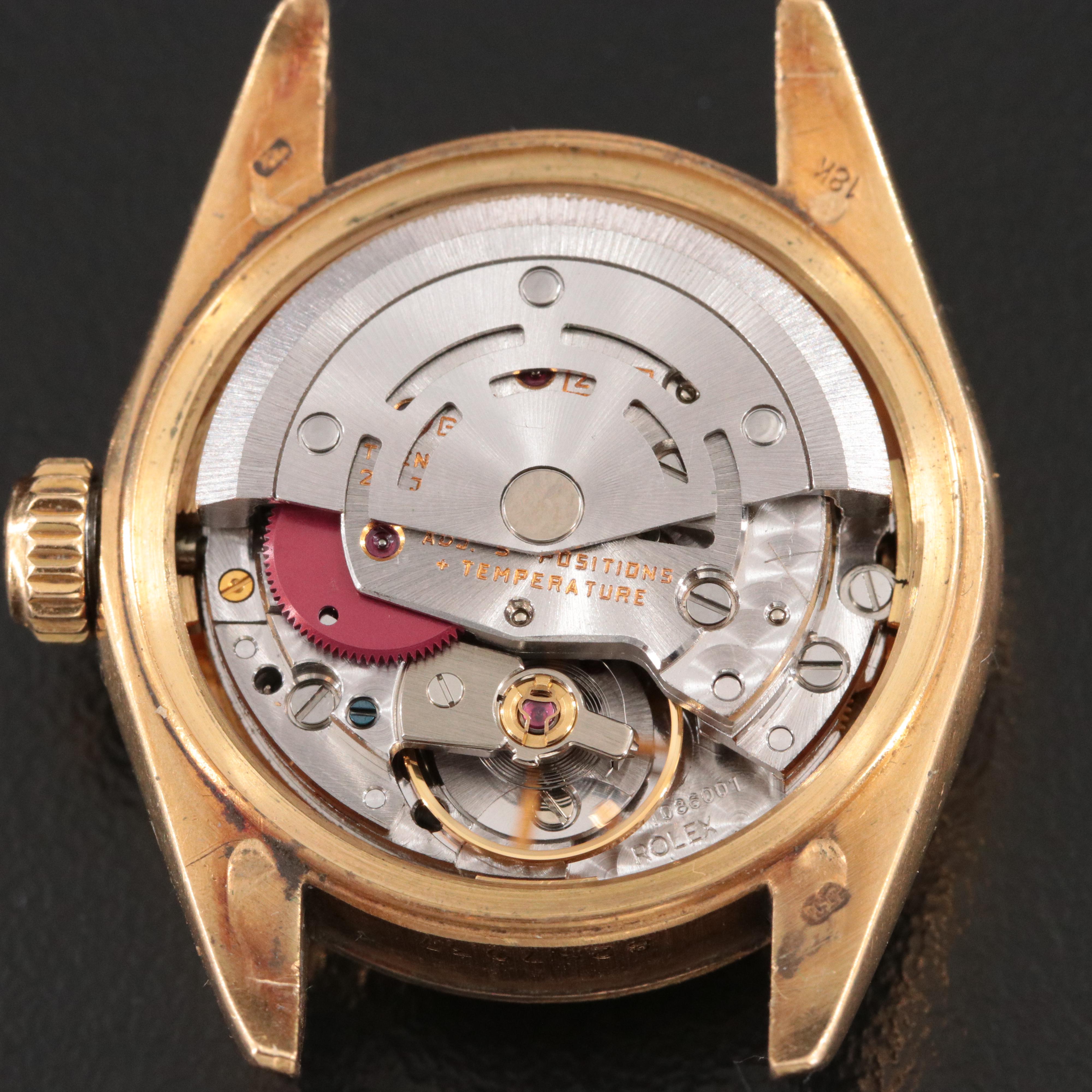 1983 Rolex Custom Diamond Dial President Band 69178 Date Watch