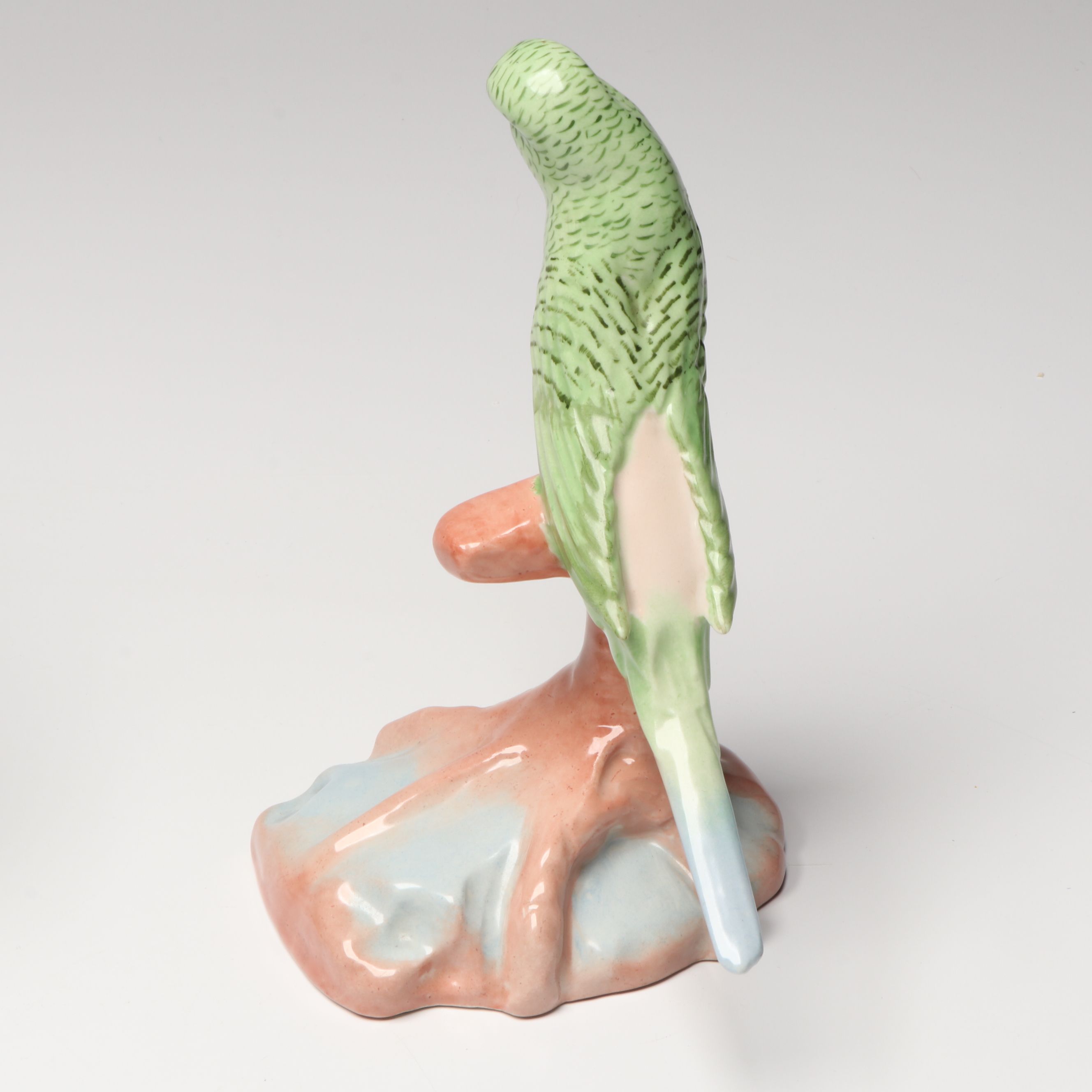 Andrea by Sadek "Parakeet" Bisque Figurine, Other Porcelain and Resin Bird Décor