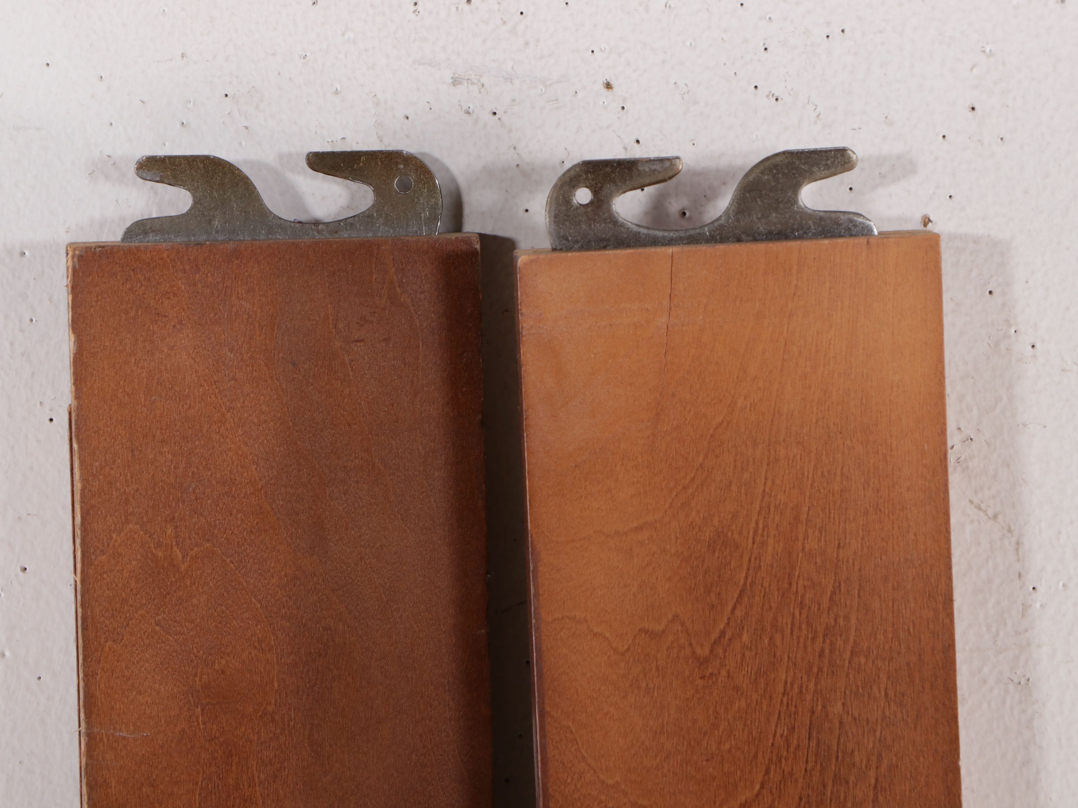 Pair of John Wanamaker Federal Style Cherry Twin Cannonball Bed Frames