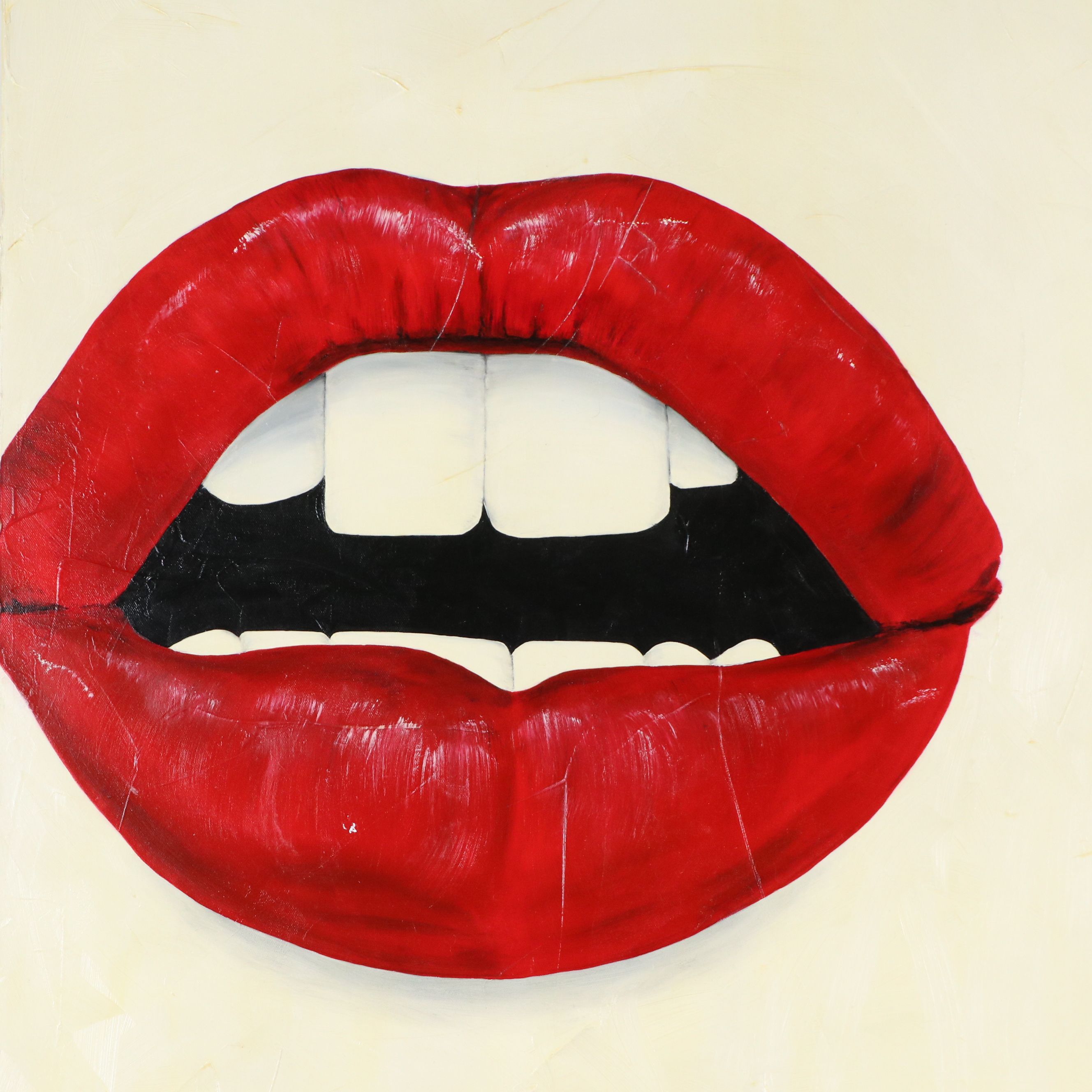 Lori Barclay Oil Painting "Pillow Talk," 2001