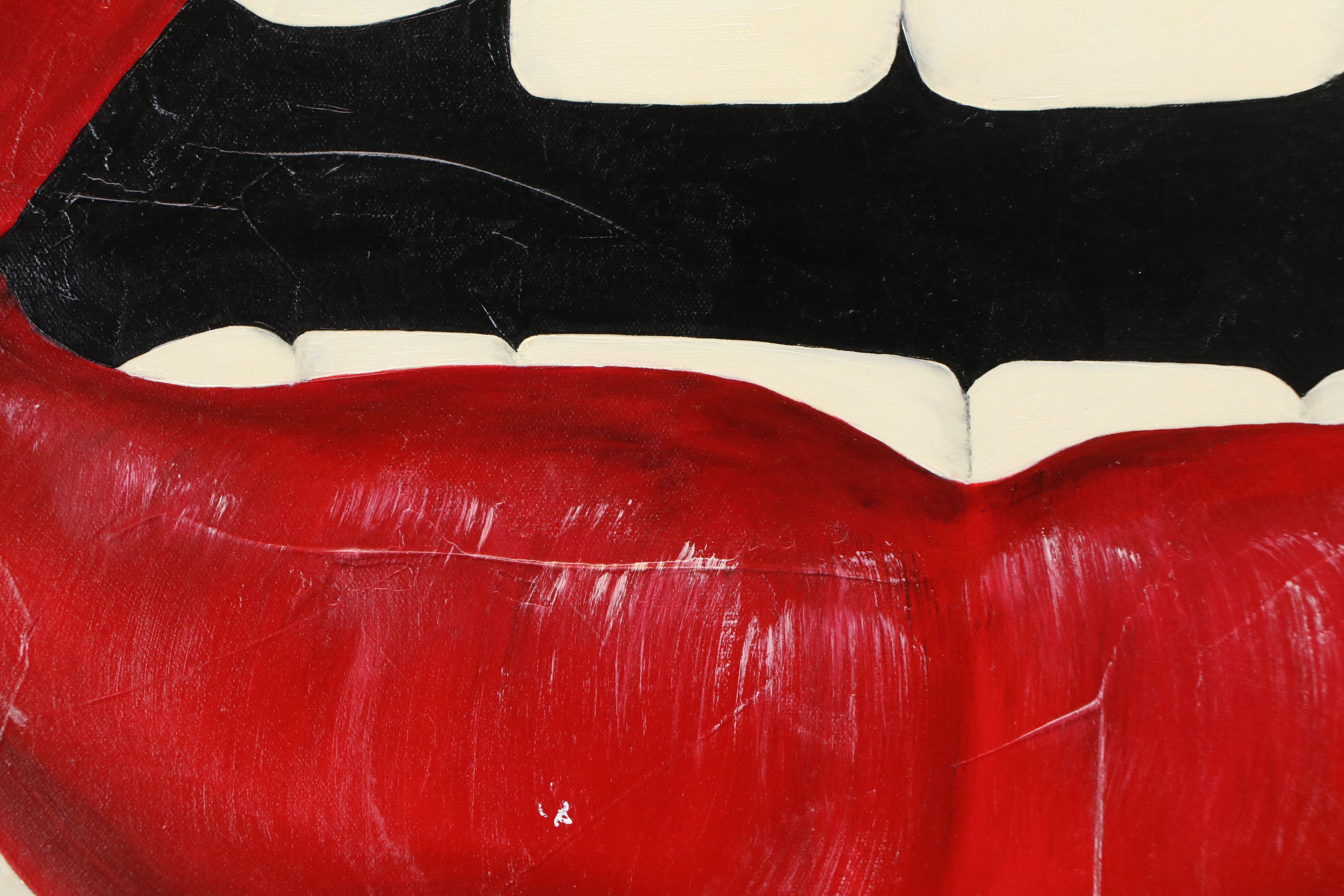 Lori Barclay Oil Painting "Pillow Talk," 2001