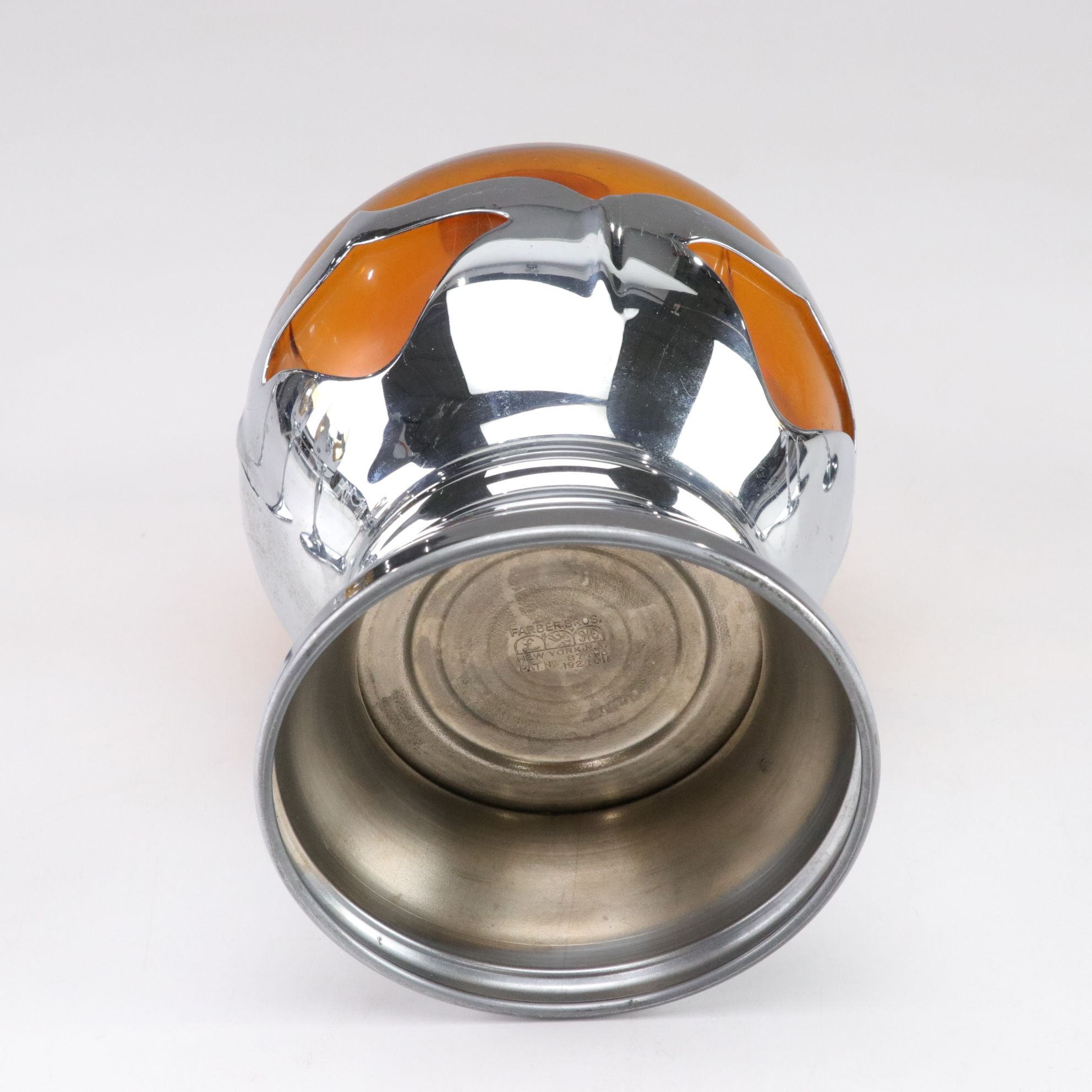 Farber Brothers "Farber Crystal" Stoppered Decanter & Wine Glasses