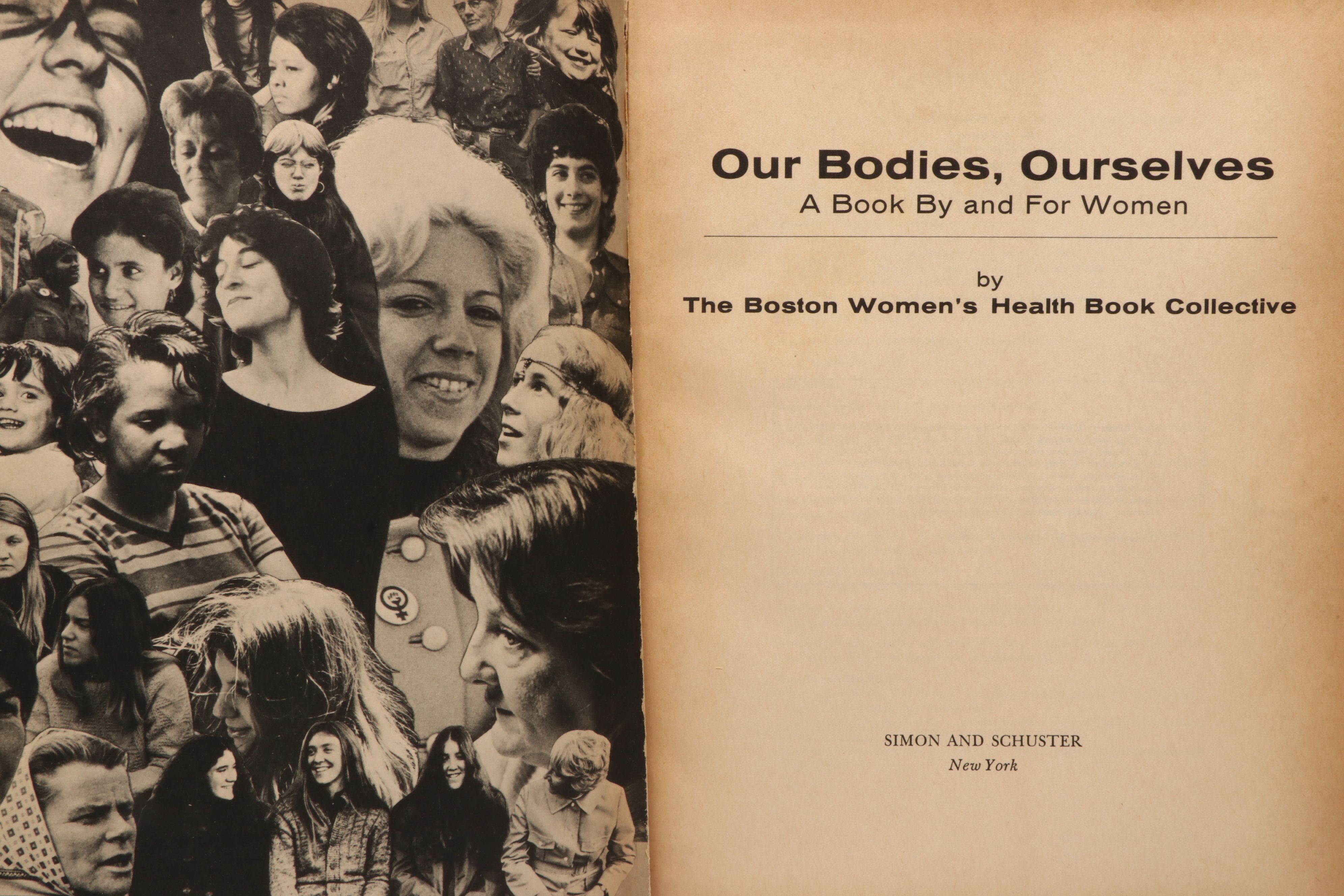 Illustrated "Our Bodies, Ourselves: A Book By and For Women," 1973