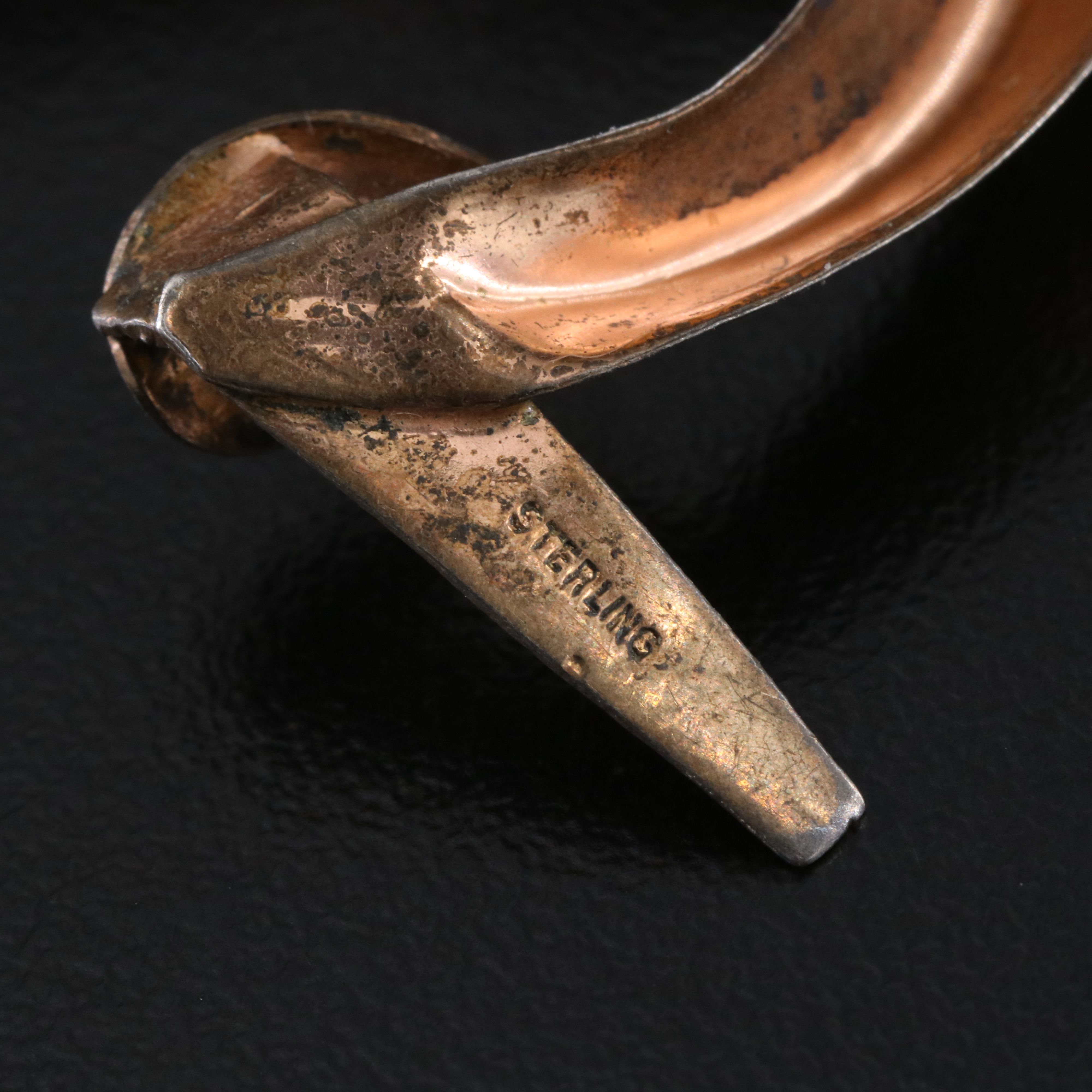 Vintage Sterling Bird Brooch