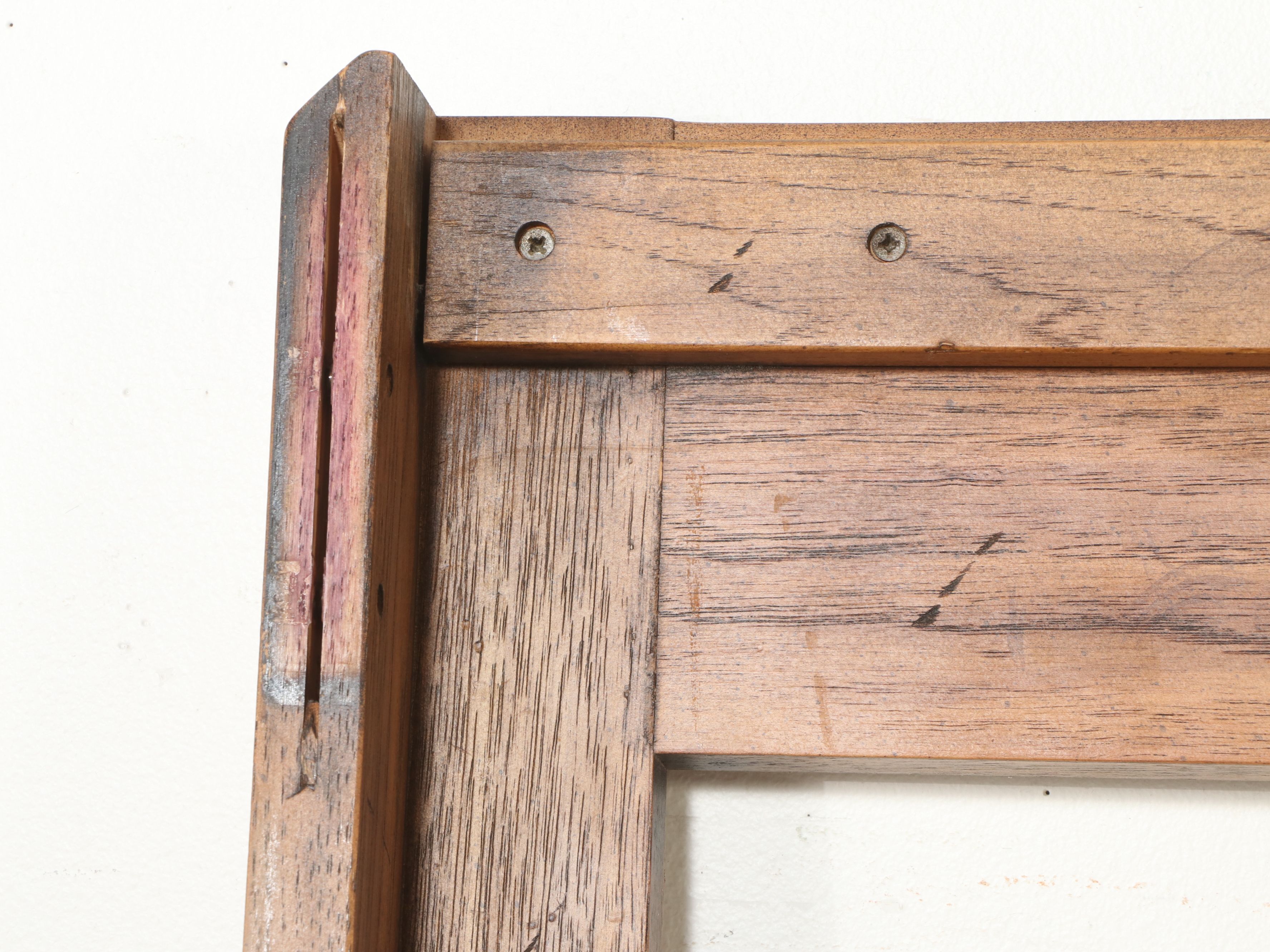 Drexel "Woodbriar" Wood and Rush Queen Size Bed Frame