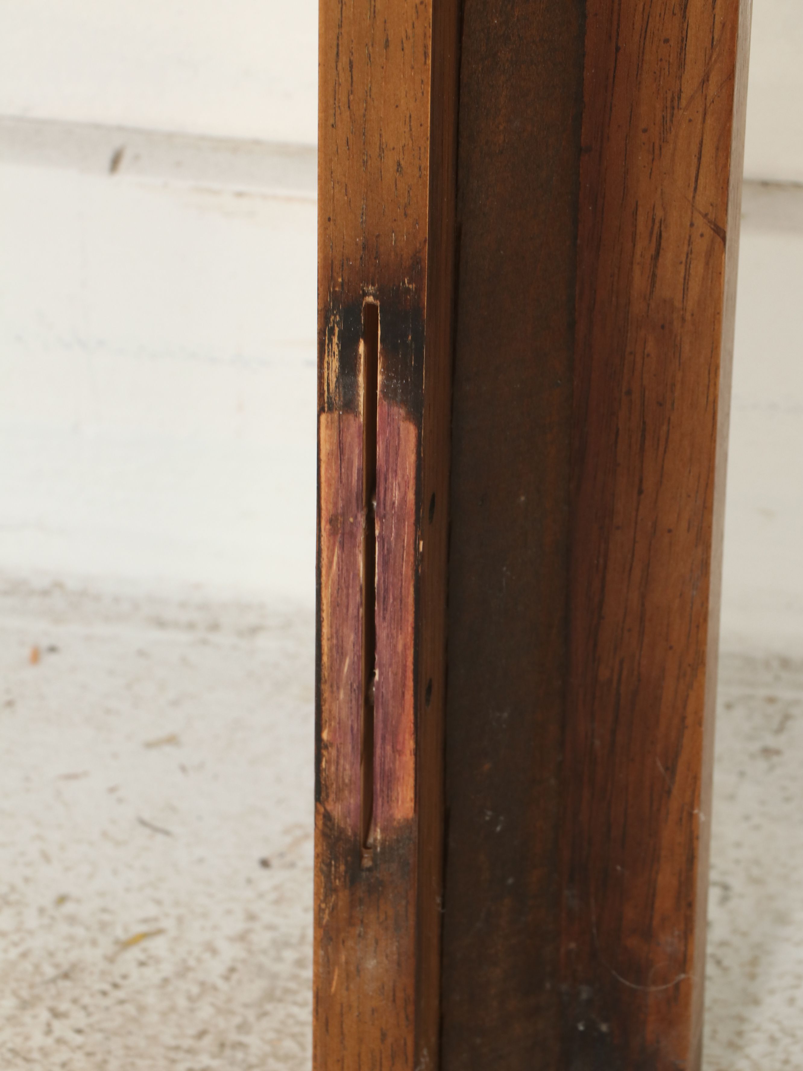 Drexel "Woodbriar" Wood and Rush Queen Size Bed Frame