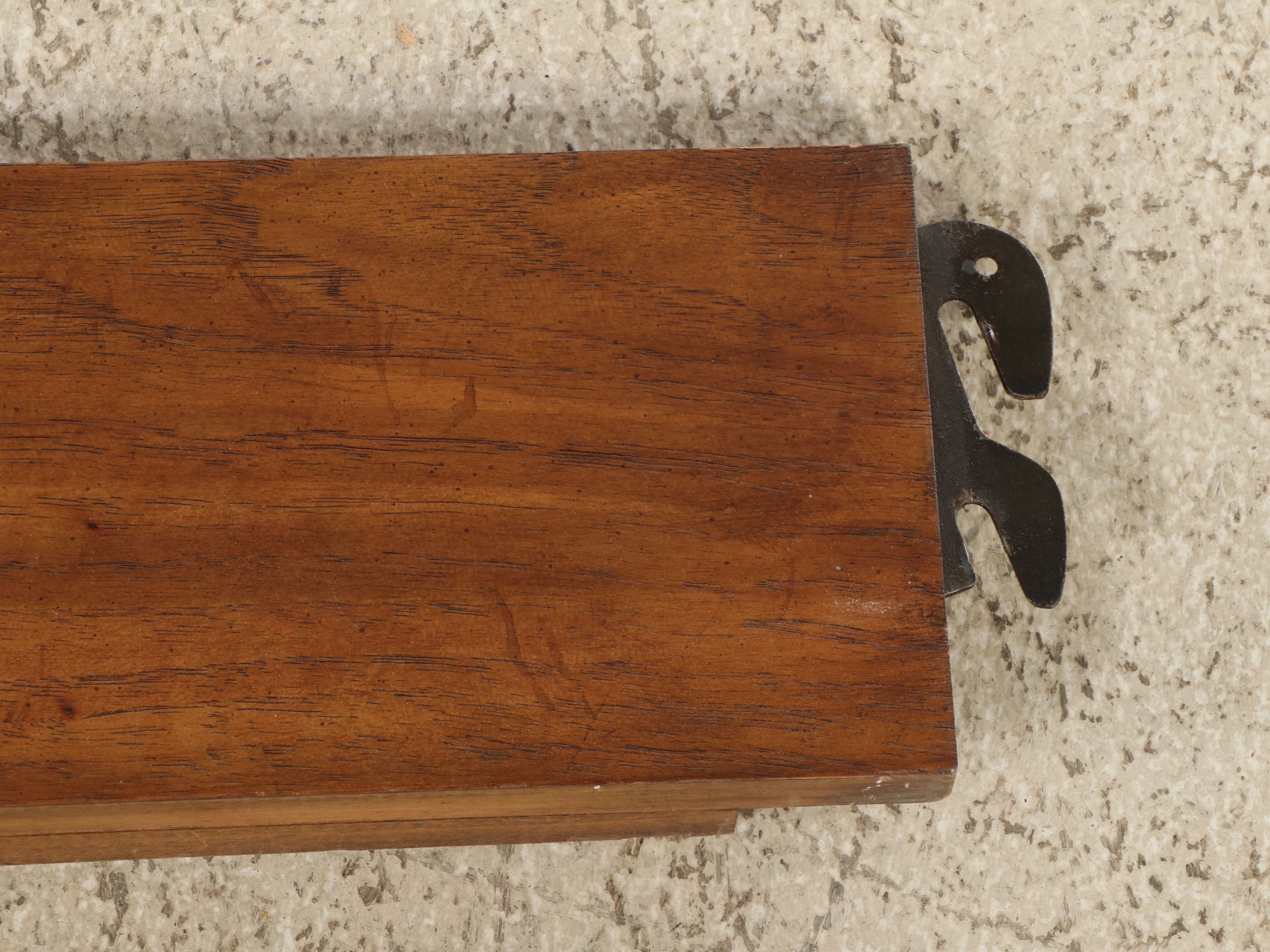 Drexel "Woodbriar" Wood and Rush Queen Size Bed Frame