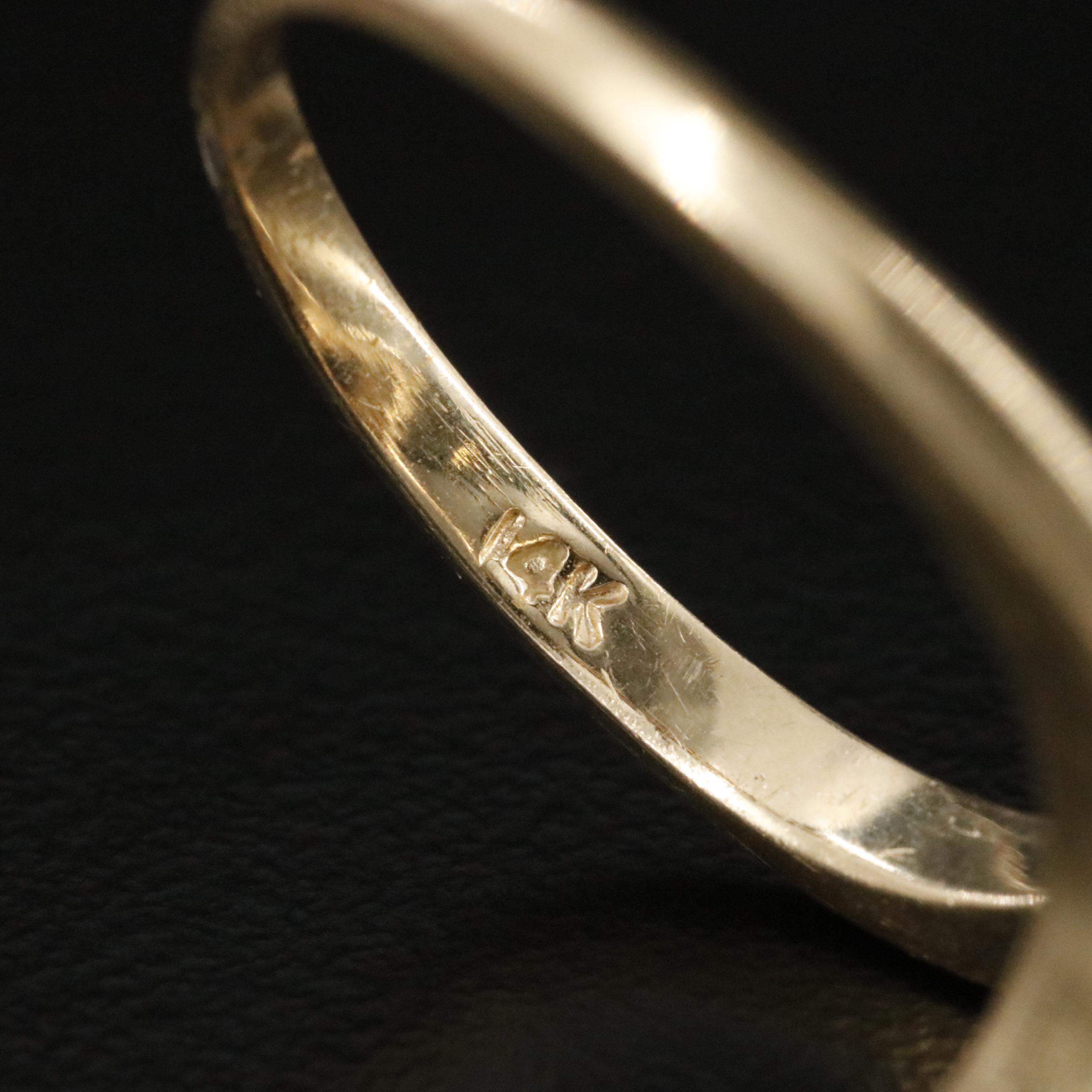 14K Sapphire and Diamond Ring