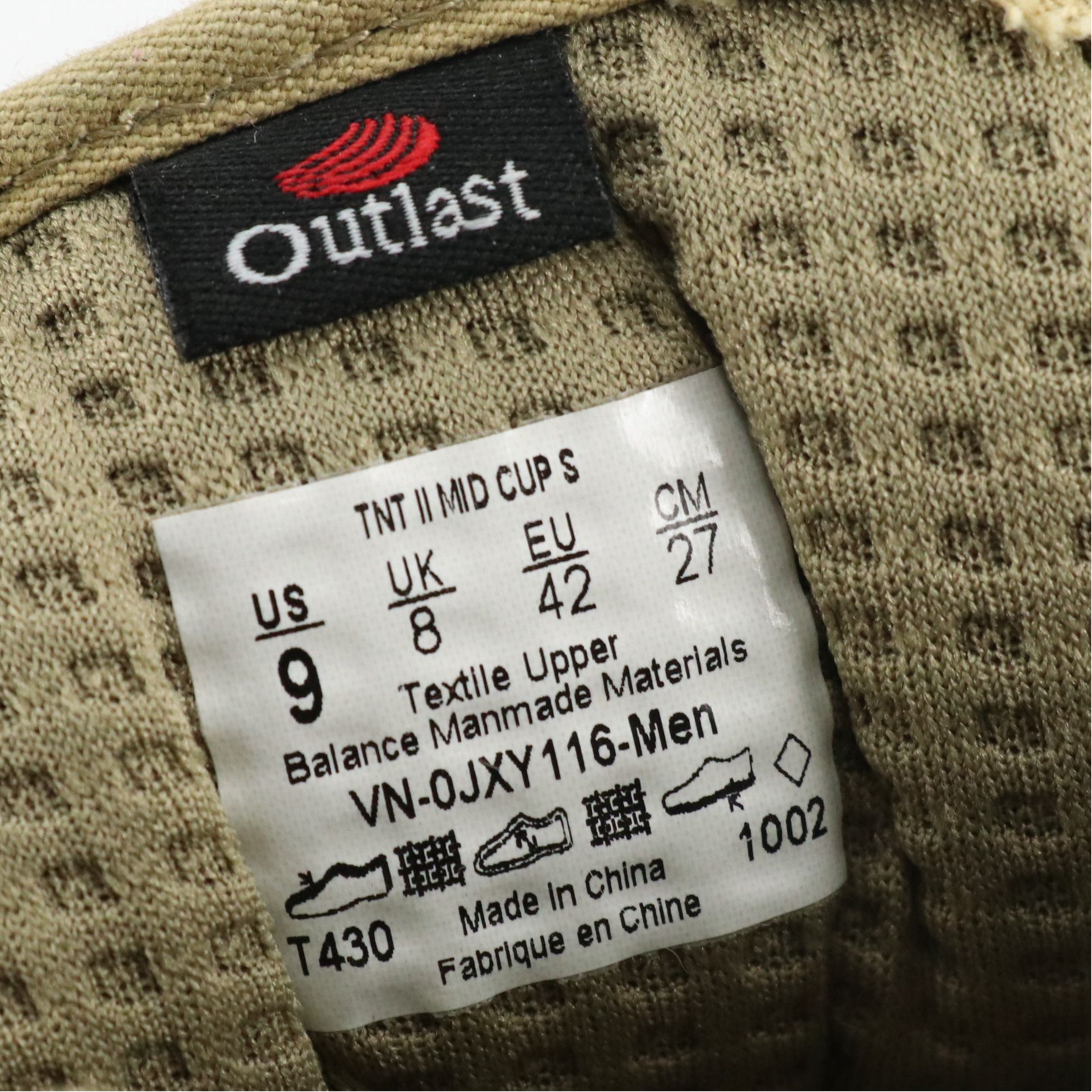 Vans TNT Mid Cup Syndicate Sneakers in Multicam Nylon Canvas, With Box