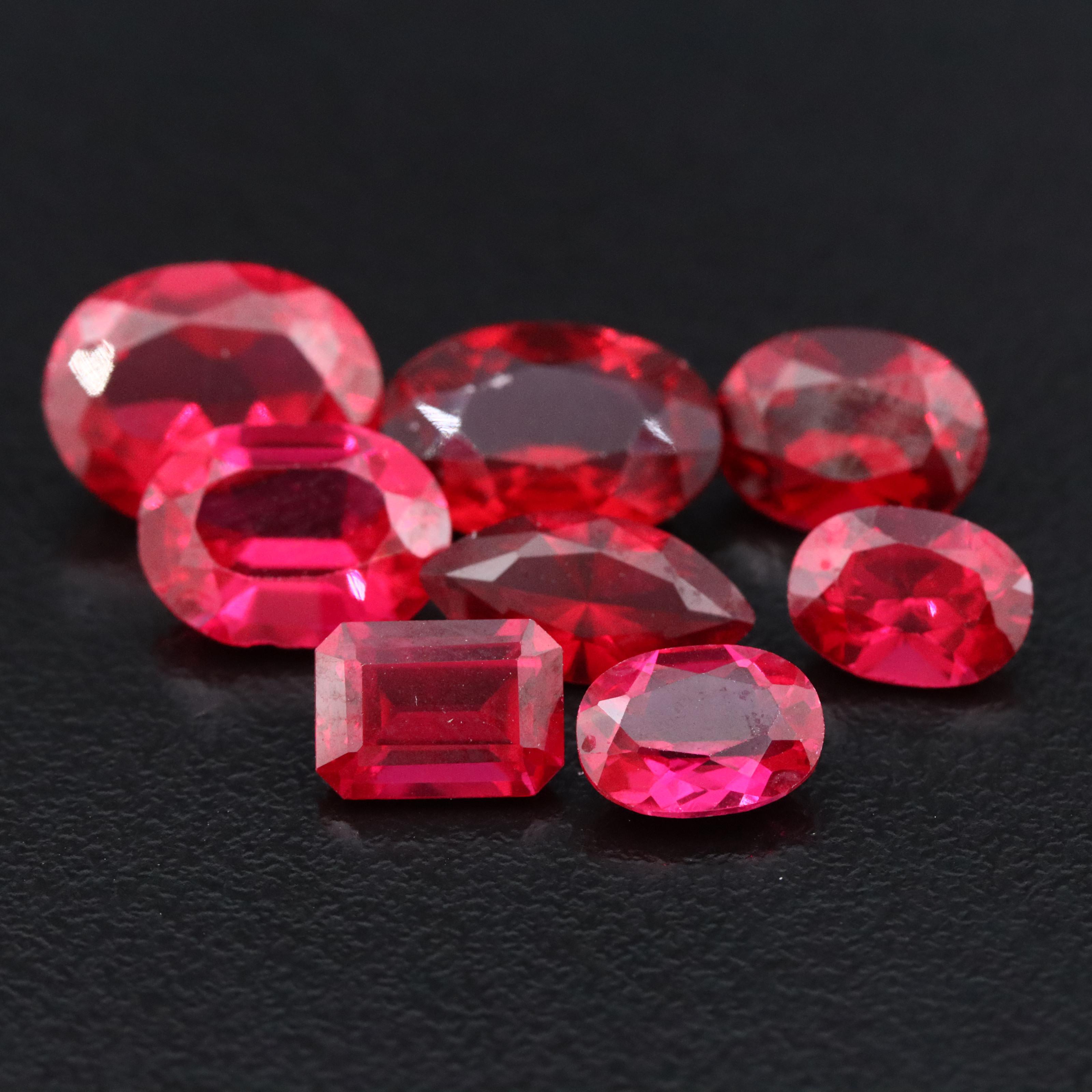 Loose 13.89 CTW Lab Grown Rubies