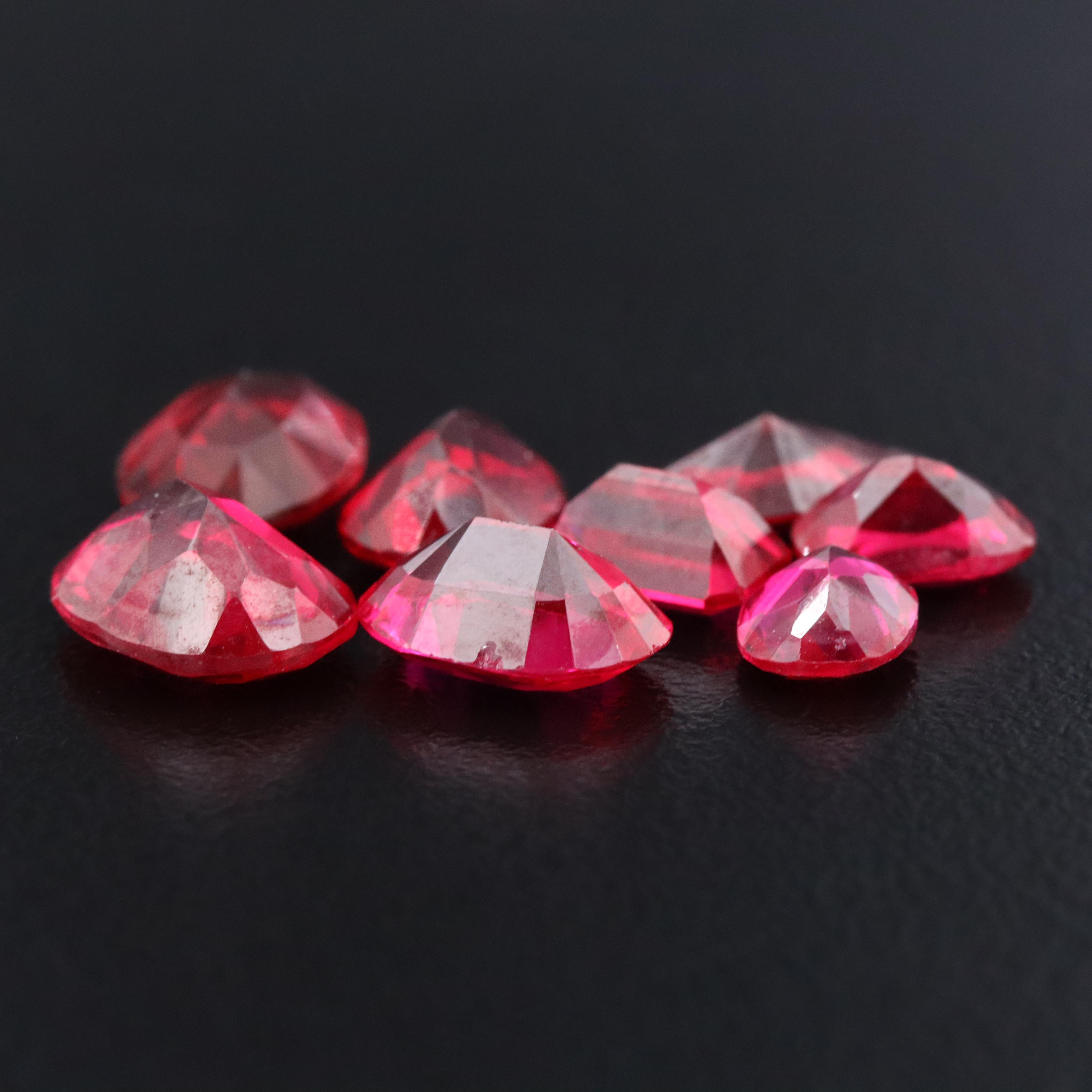 Loose 13.89 CTW Lab Grown Rubies