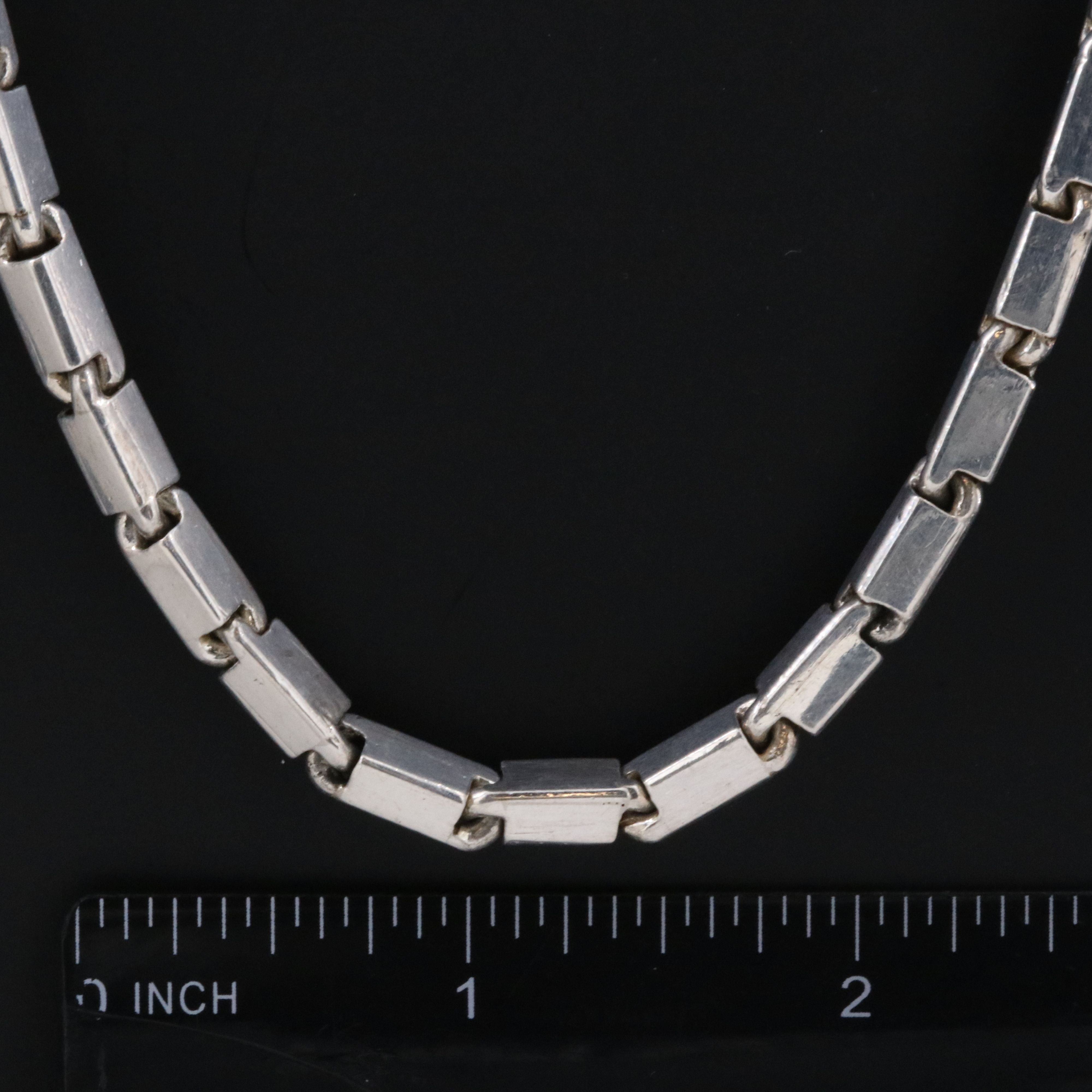 Sterling Baht Chain Necklace