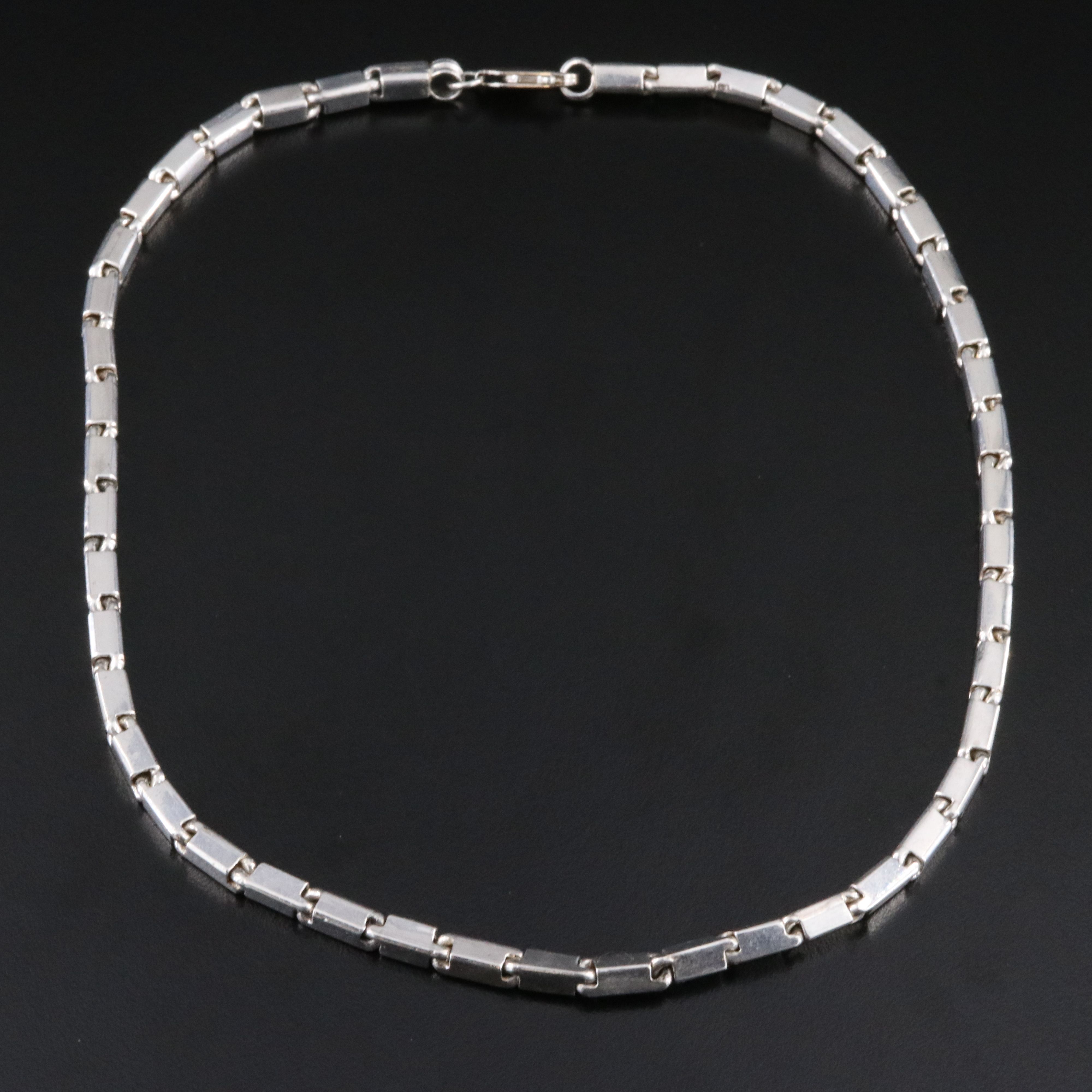 Sterling Baht Chain Necklace