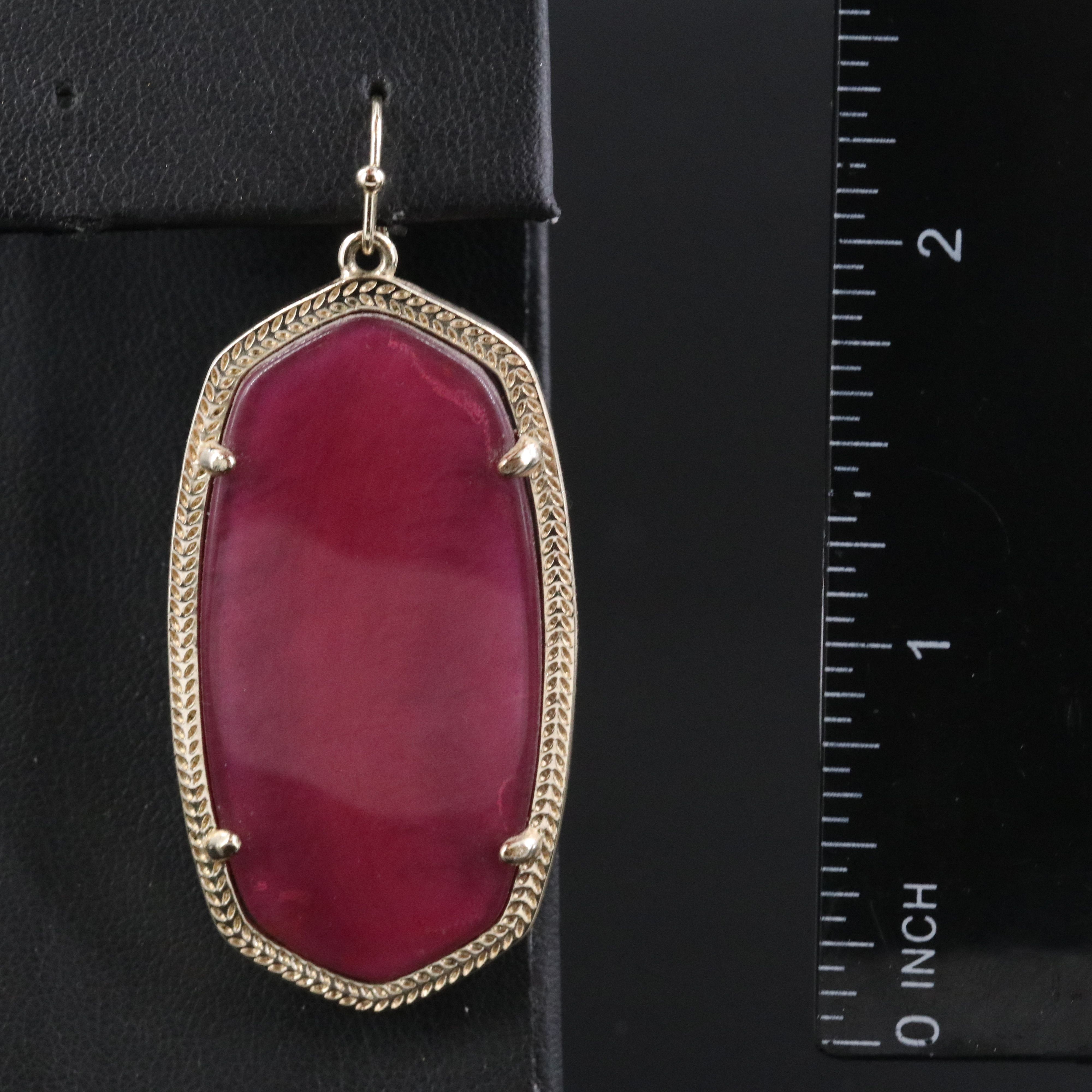 Kendra Scott Pendant Earrings and Necklace with Mother-of-Pearl