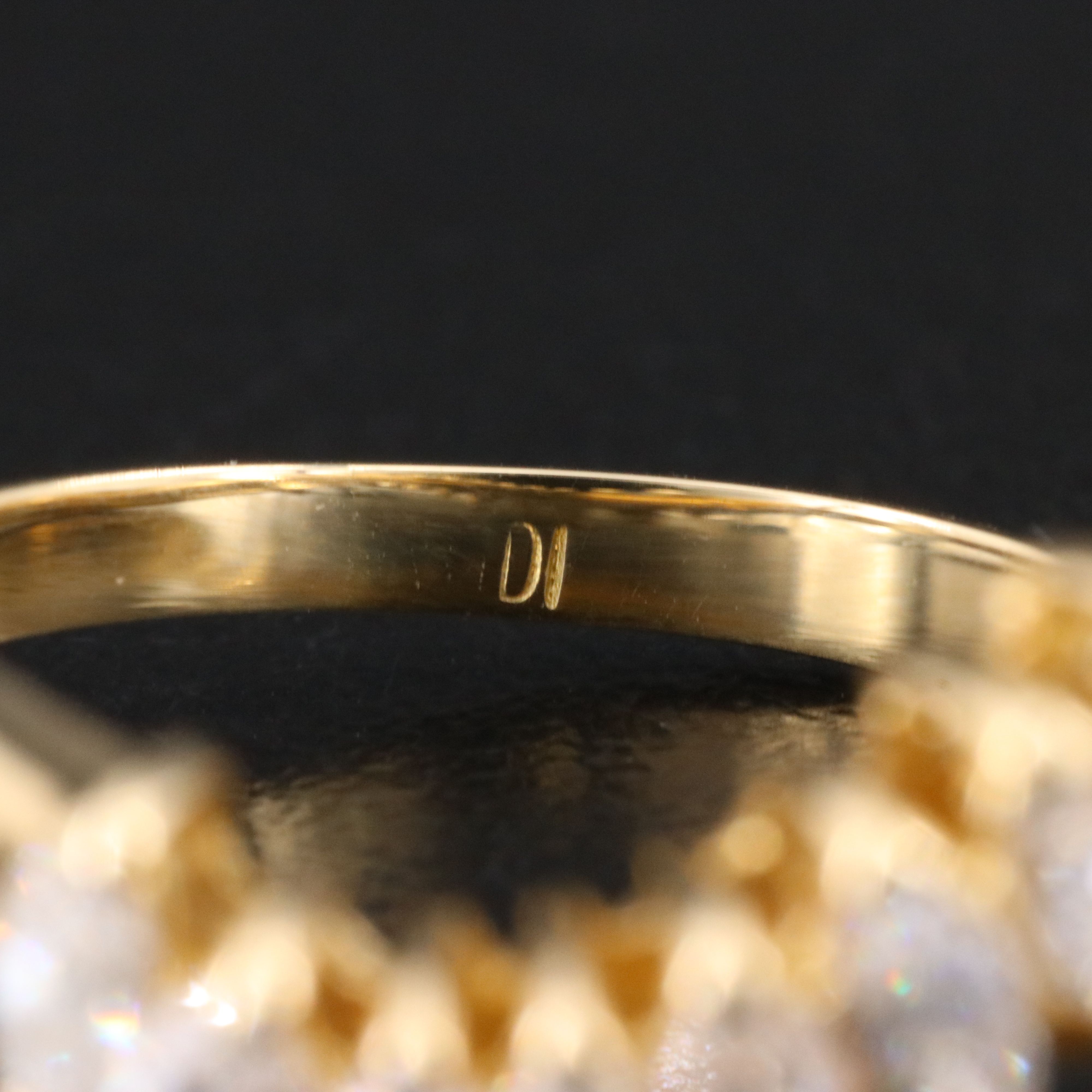 18K 1.02 CTW Diamond Wave Ring