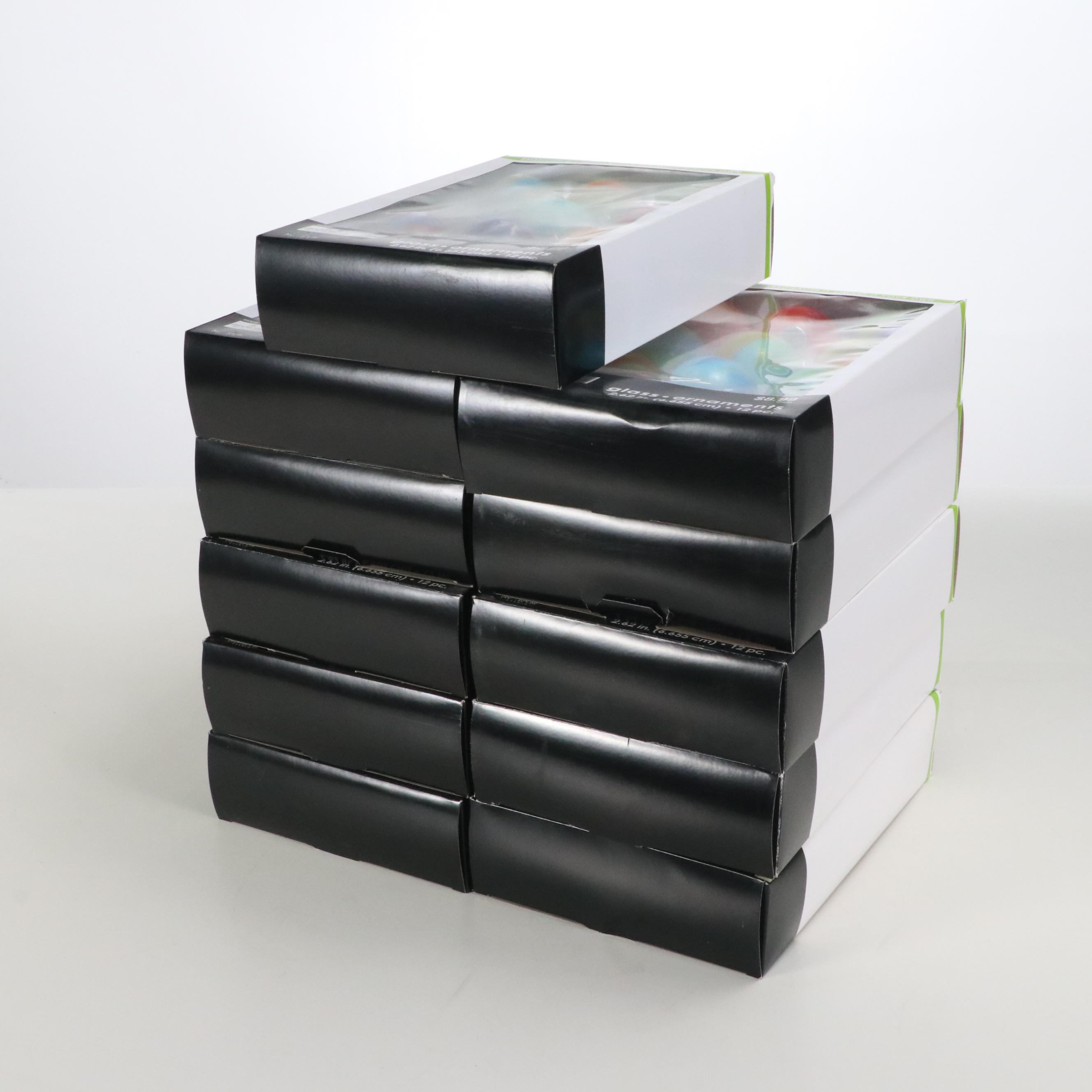 Tree House Studio and Other Reverse-Painted Glass Ornaments