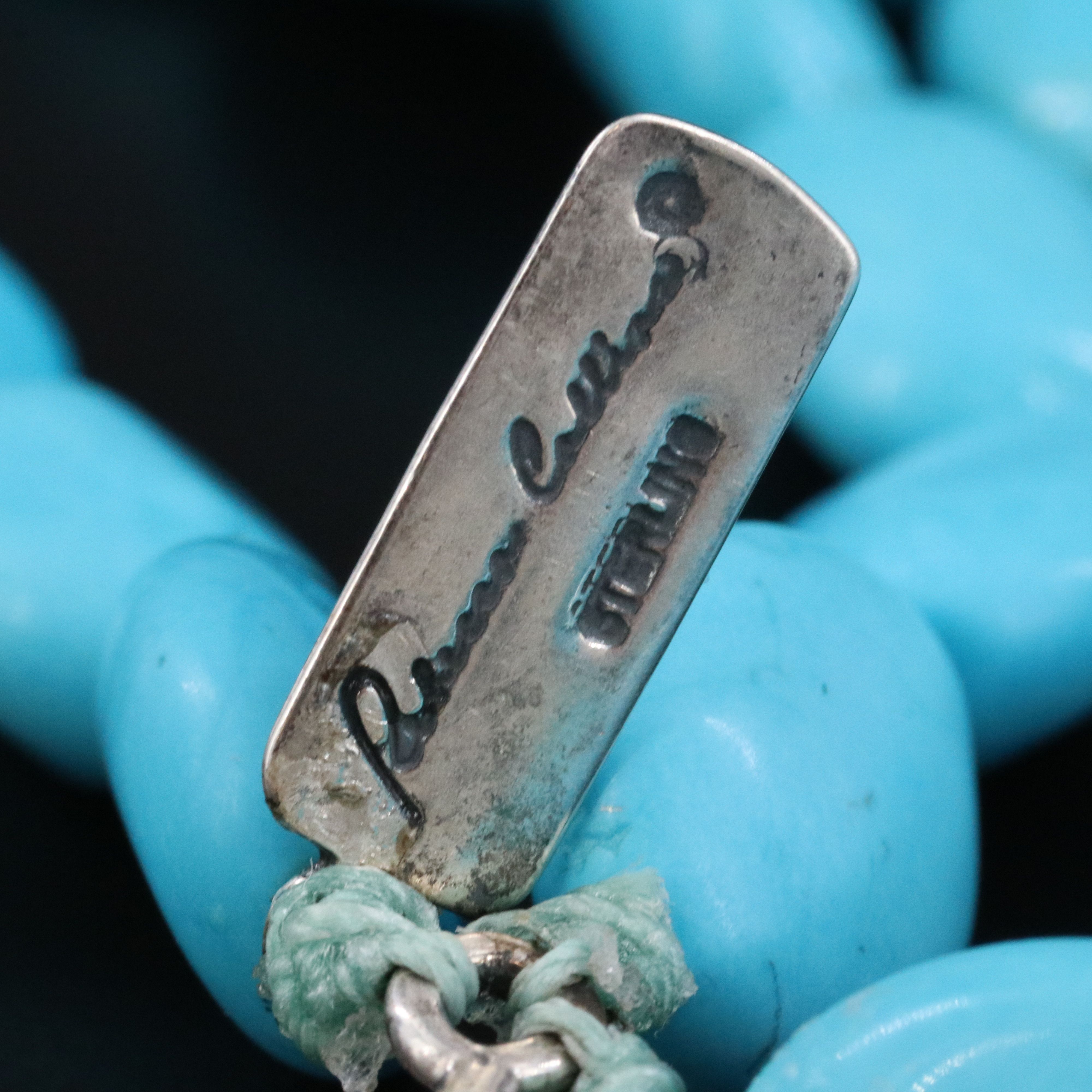 Rebecca Collins Magnesite Necklace with Sterling Clasp