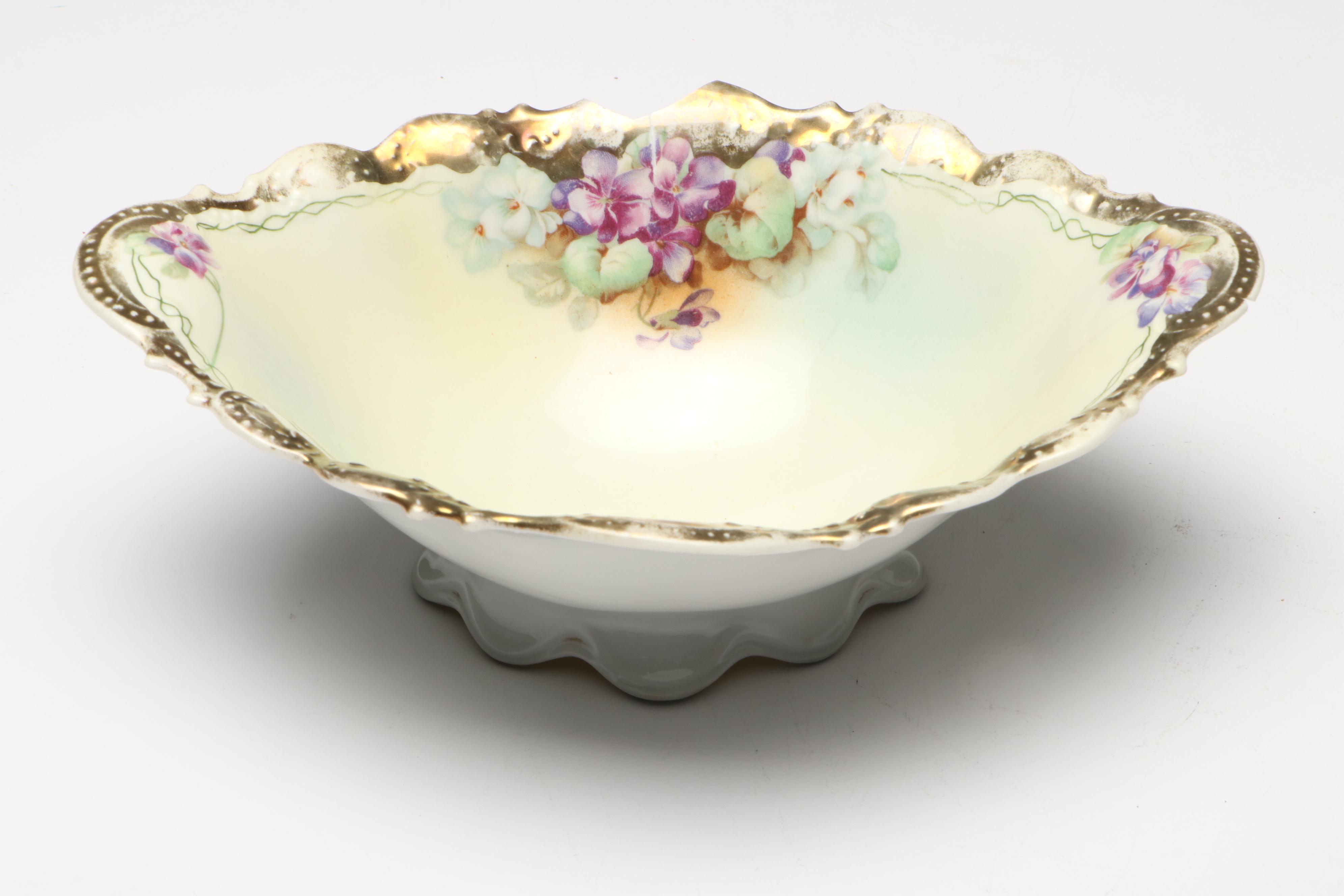 Royal Bavaria, Schumann and More European Gilt Porcelain Serveware