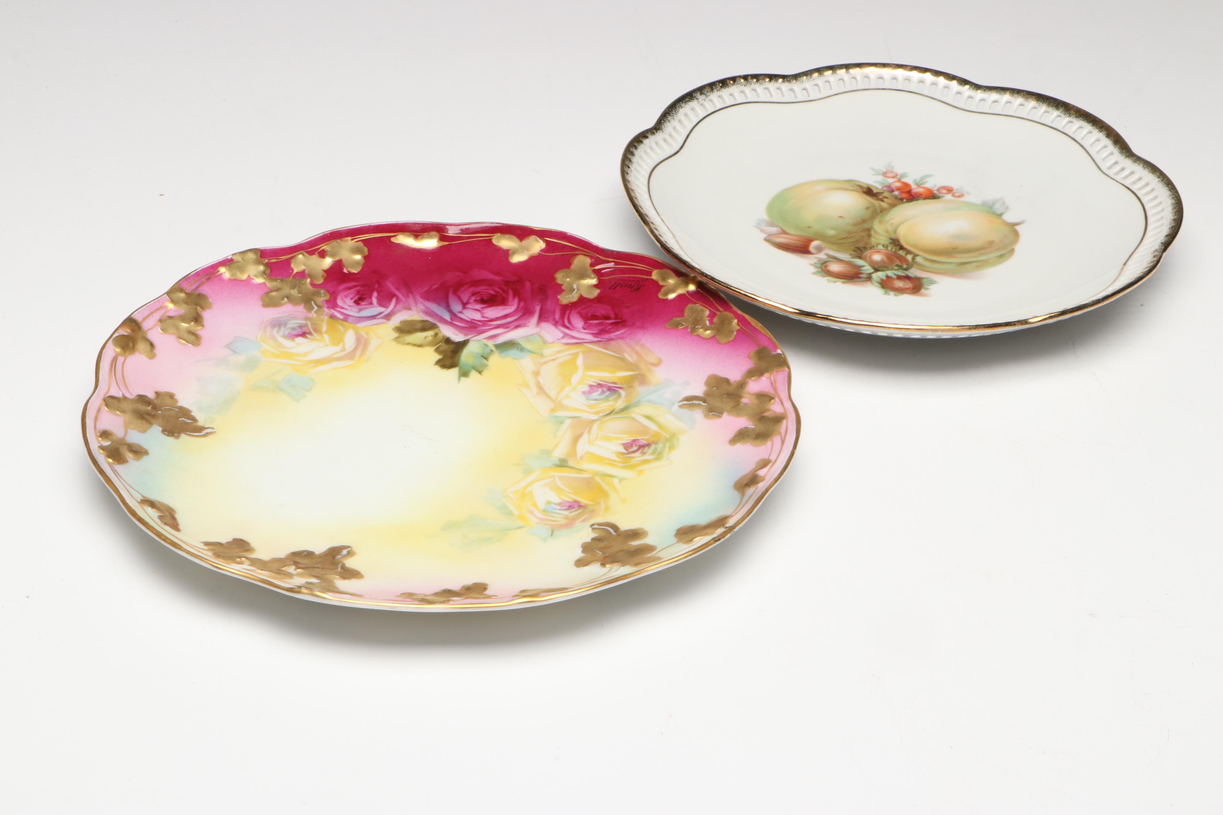 Royal Bavaria, Schumann and More European Gilt Porcelain Serveware
