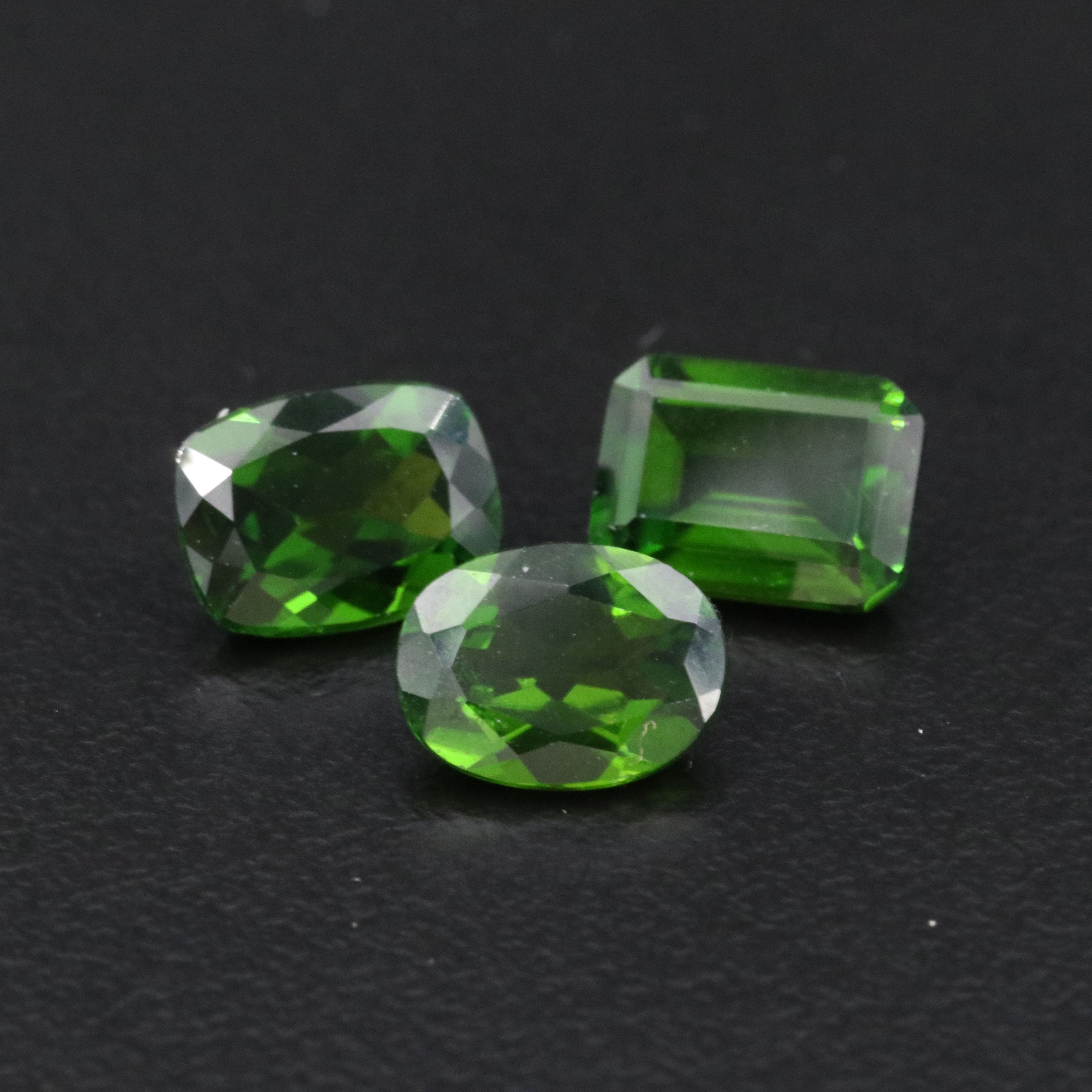 Loose 4.47 CTW Chrome Diopside Lot
