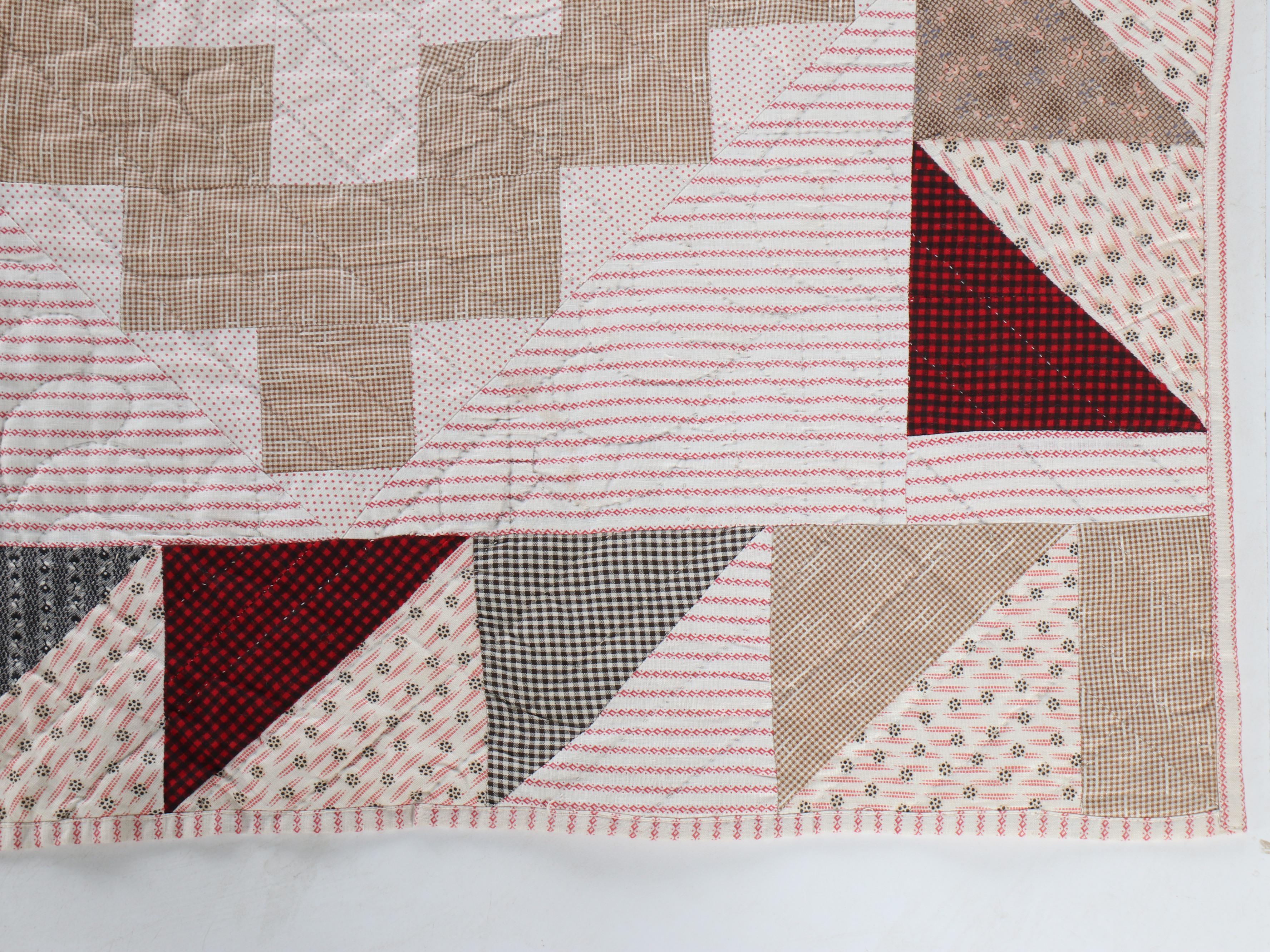 Handmade "Chimney Sweep", "Dresden Plate", "Disappearing Nine-Patch" Quilts