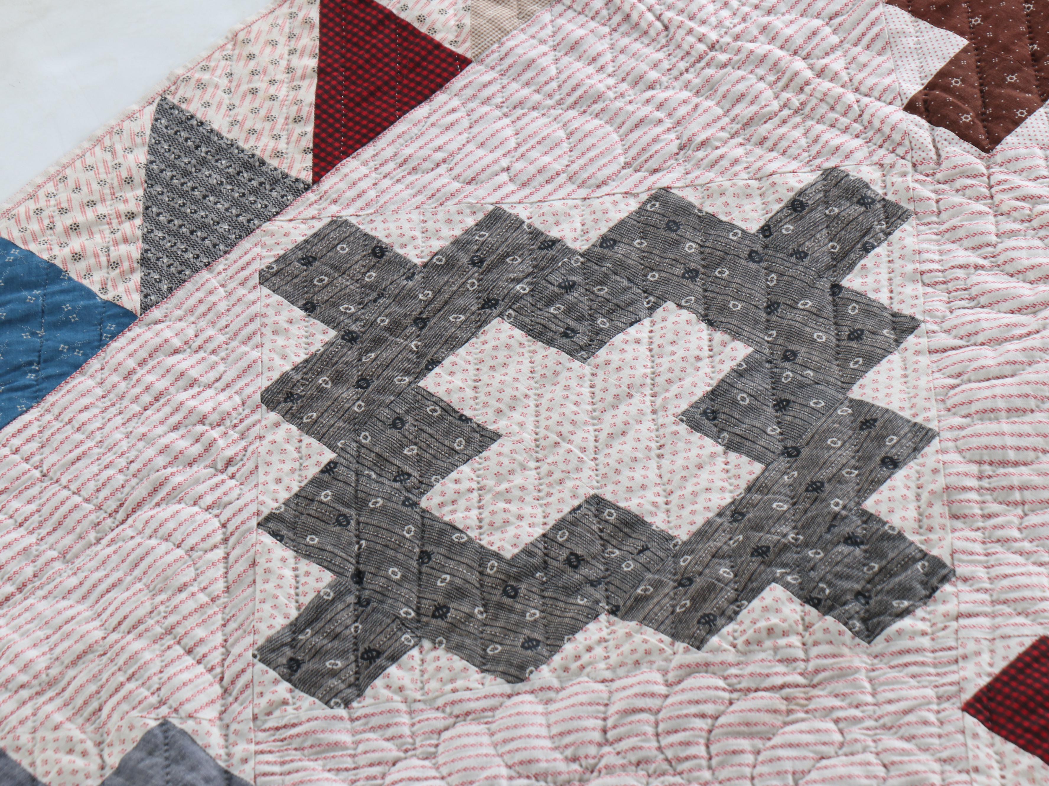 Handmade "Chimney Sweep", "Dresden Plate", "Disappearing Nine-Patch" Quilts