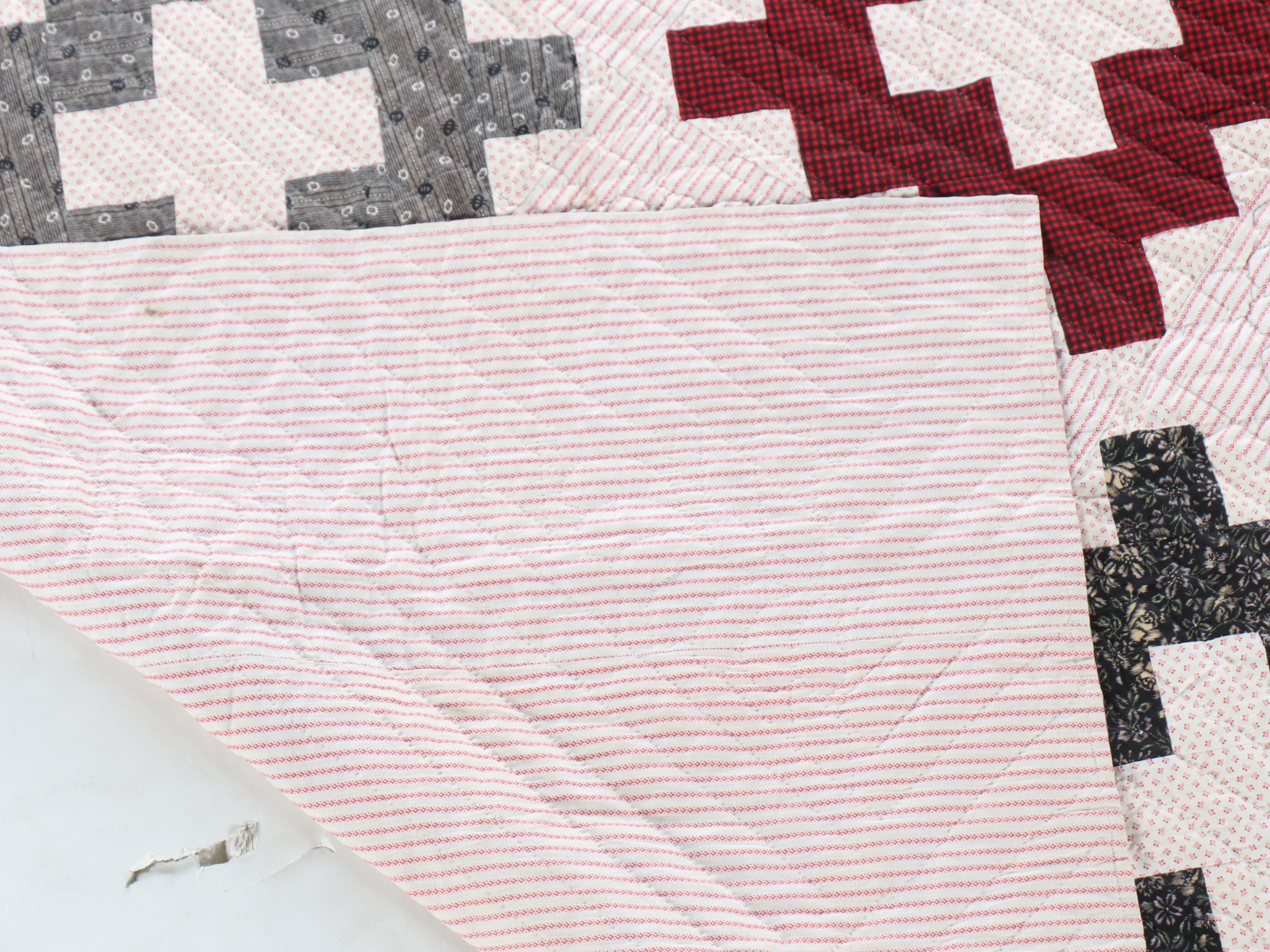 Handmade "Chimney Sweep", "Dresden Plate", "Disappearing Nine-Patch" Quilts