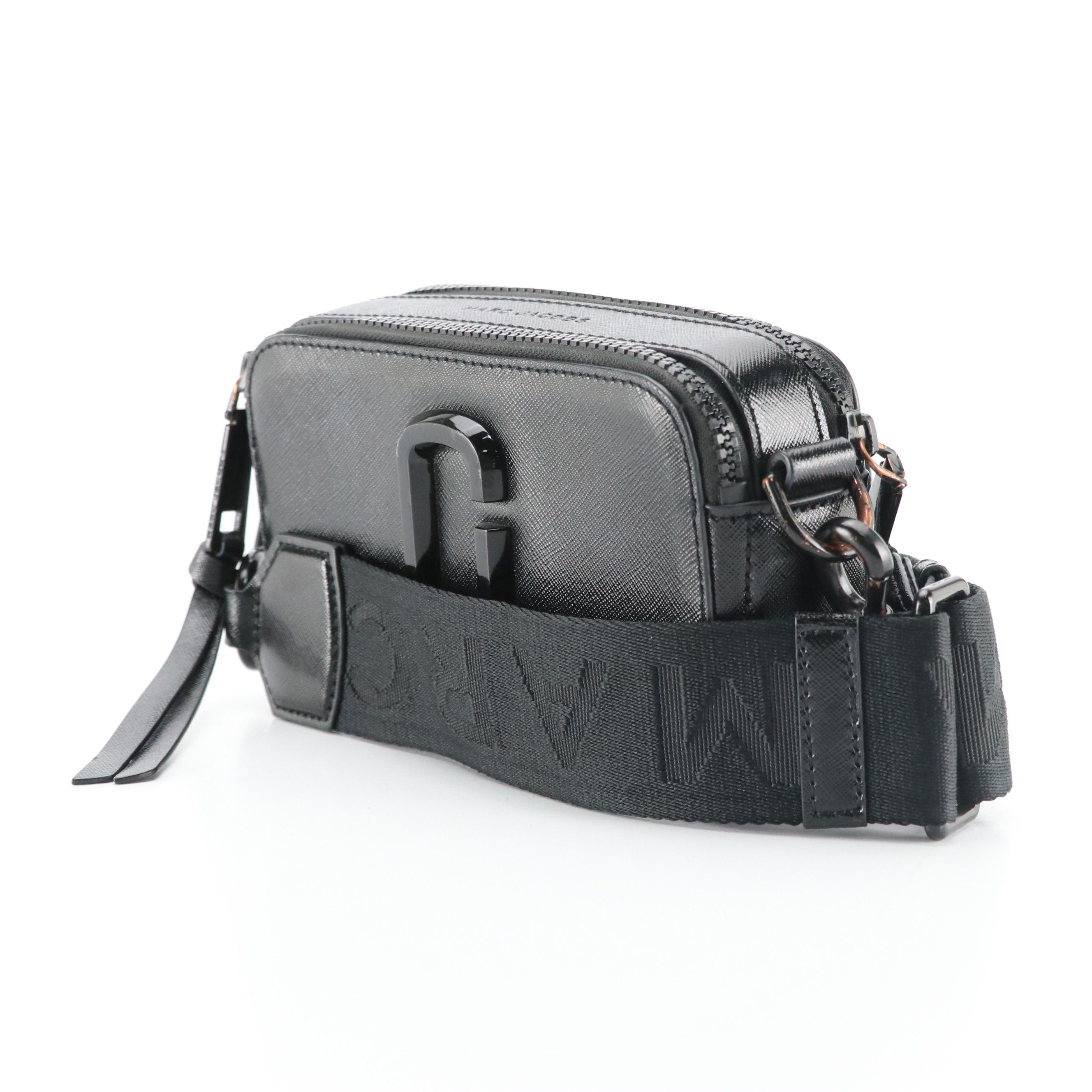 Marc Jacobs The Snapshot DTM in Black Saffiano Leather