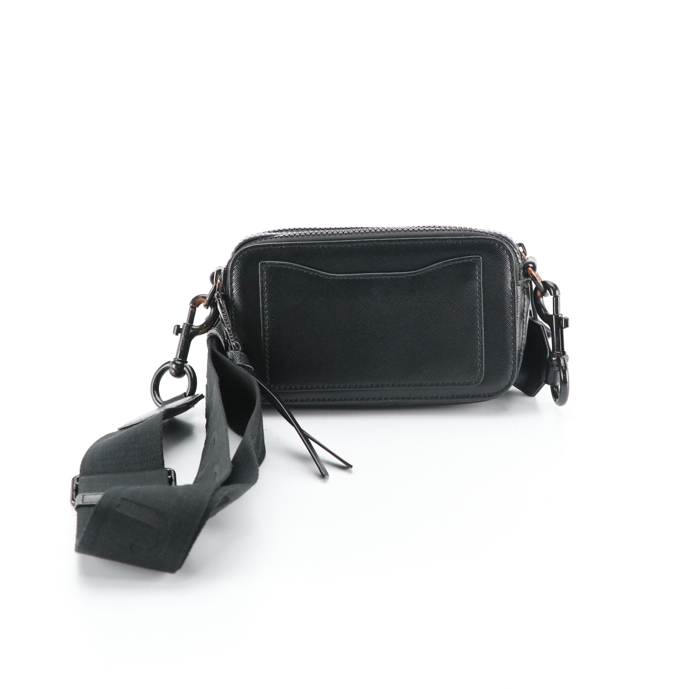 Marc Jacobs The Snapshot DTM in Black Saffiano Leather