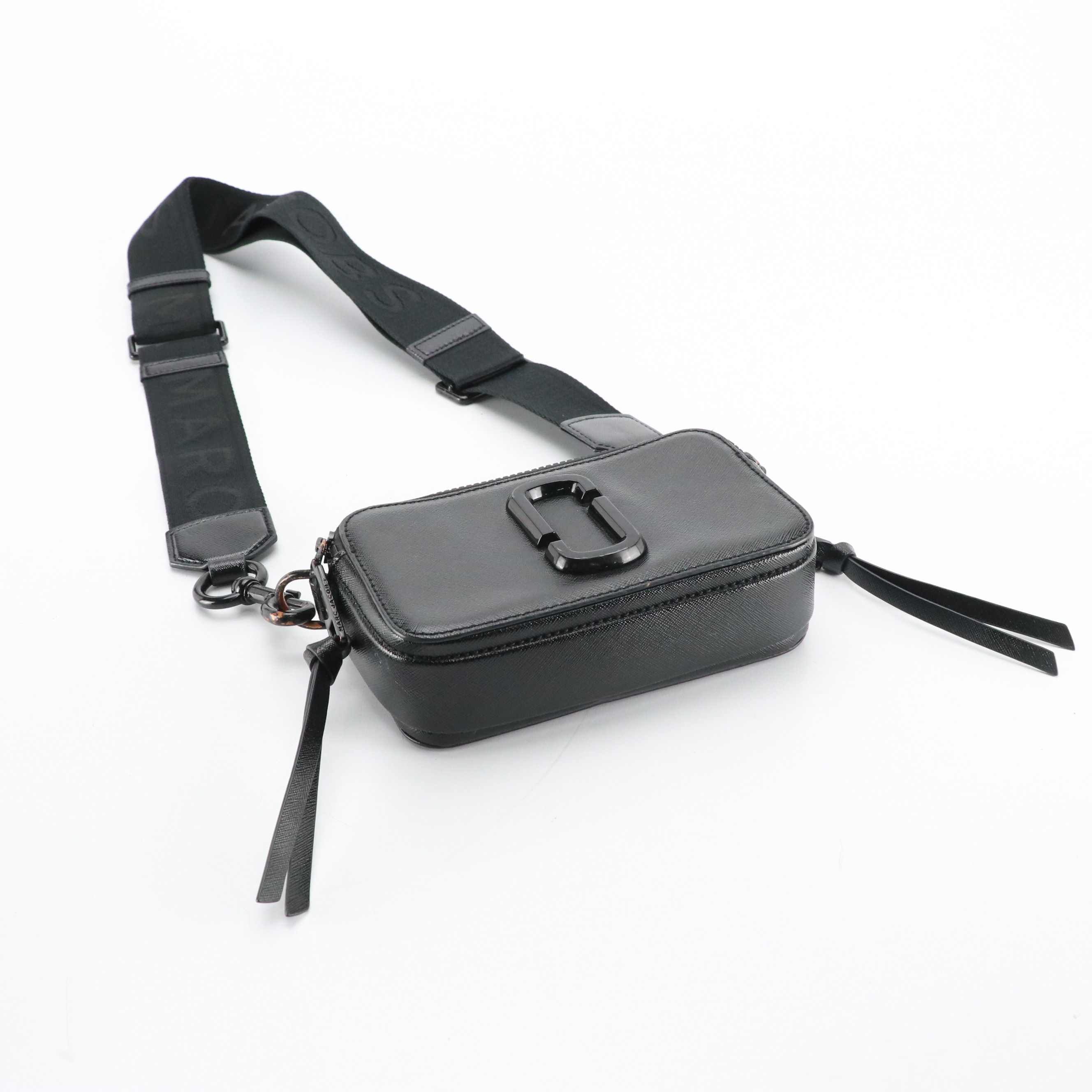 Marc Jacobs The Snapshot DTM in Black Saffiano Leather