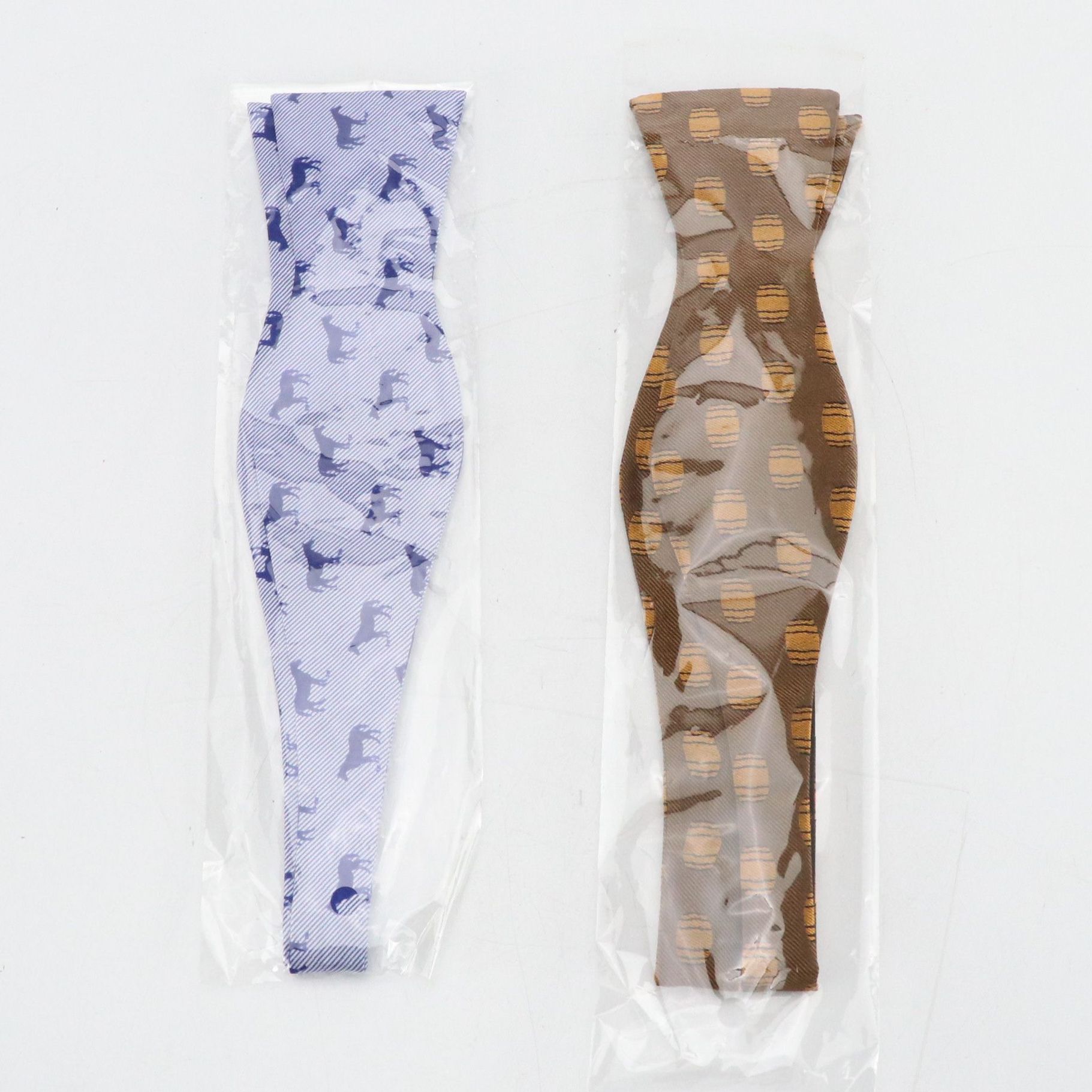 Bluegrass "Woodford Reserve Barrels" Print Silk Bowtie, Other Horse Print Bowtie