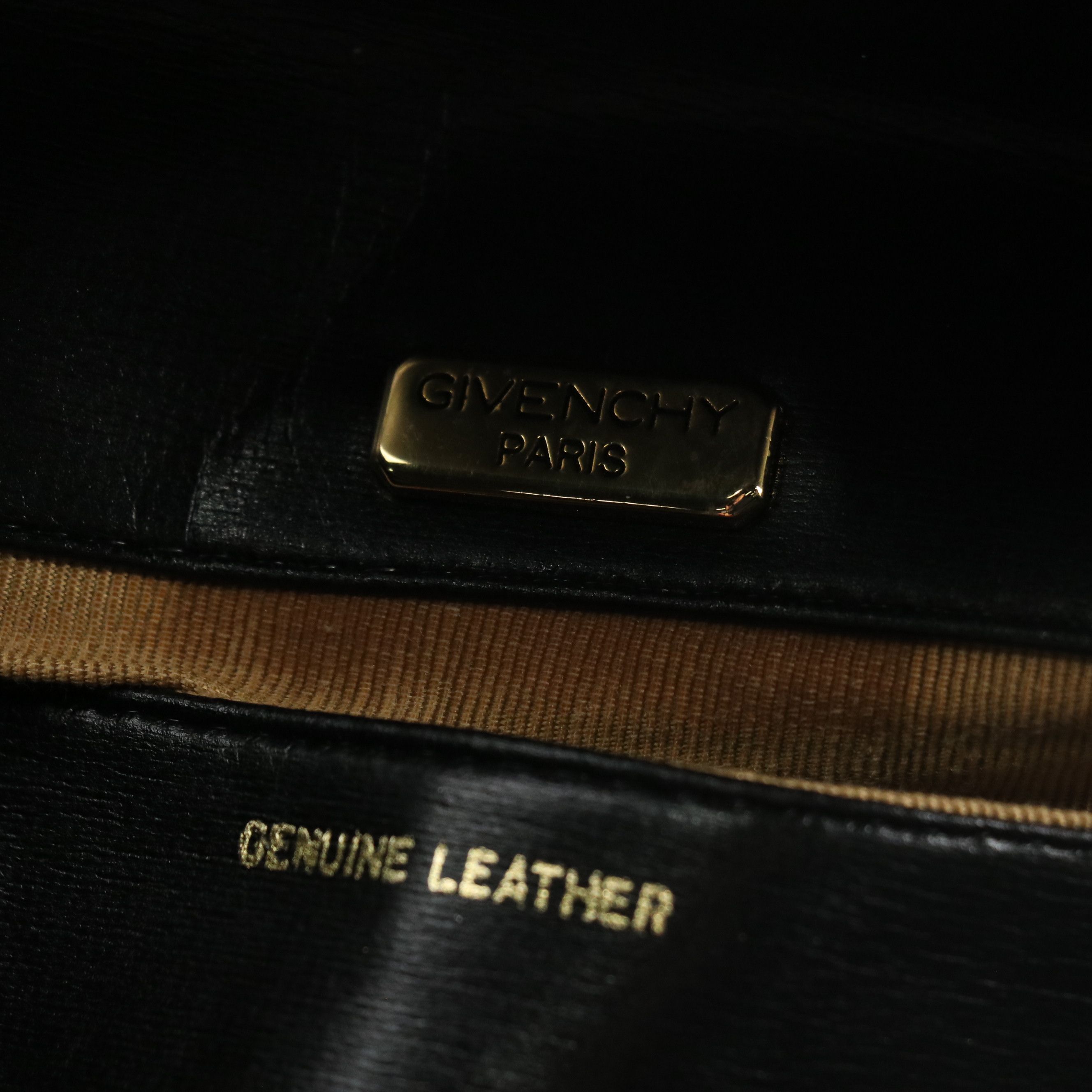 Givenchy 4G Logo Shoulder Bag in Black Leather