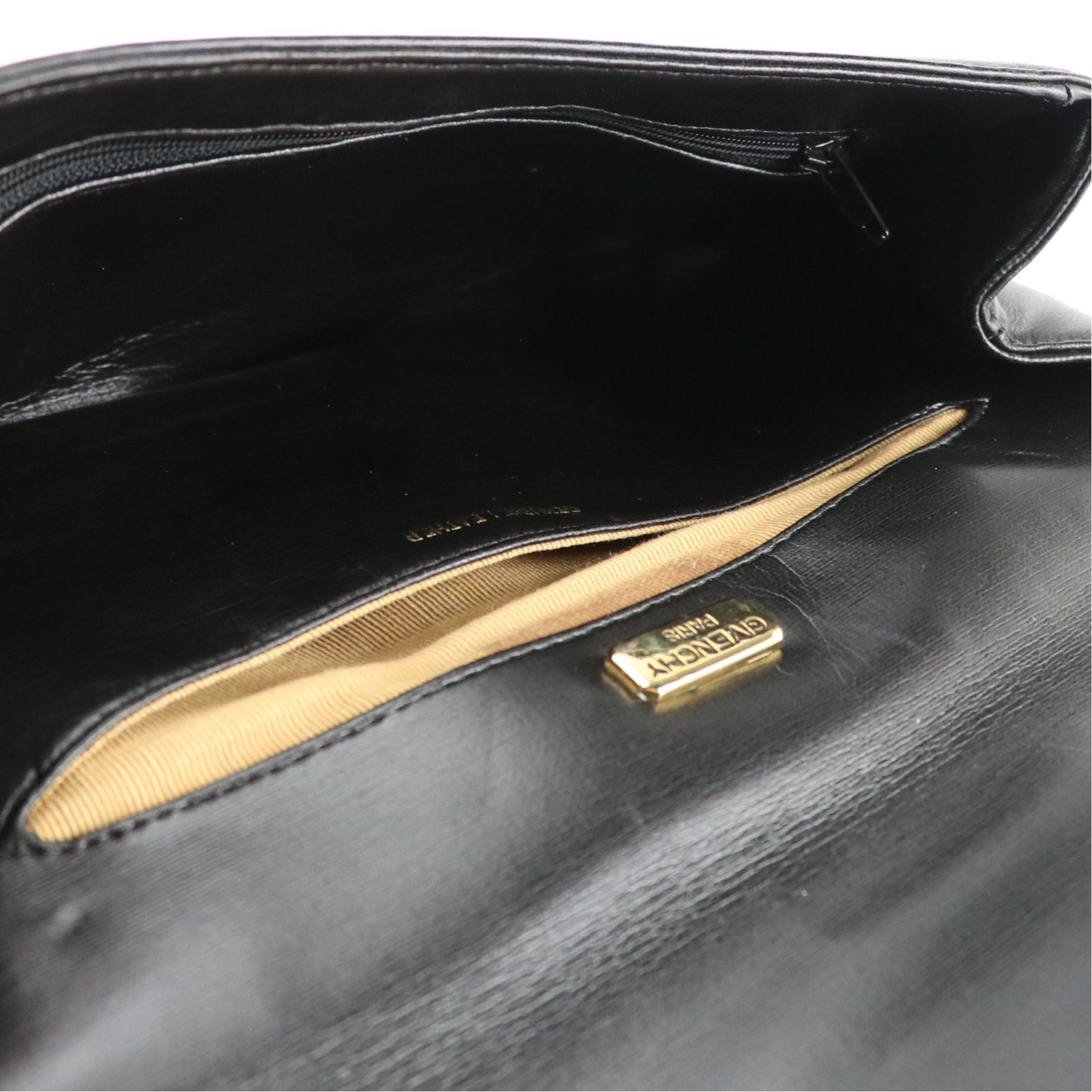 Givenchy 4G Logo Shoulder Bag in Black Leather