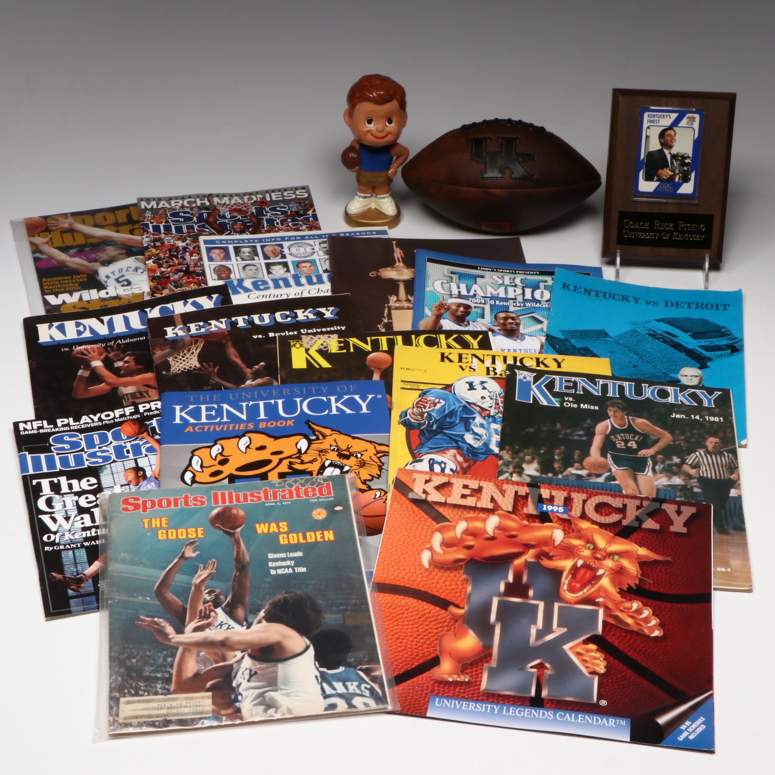 Vintage University of Kentucky Athletics Magazines, Football and More