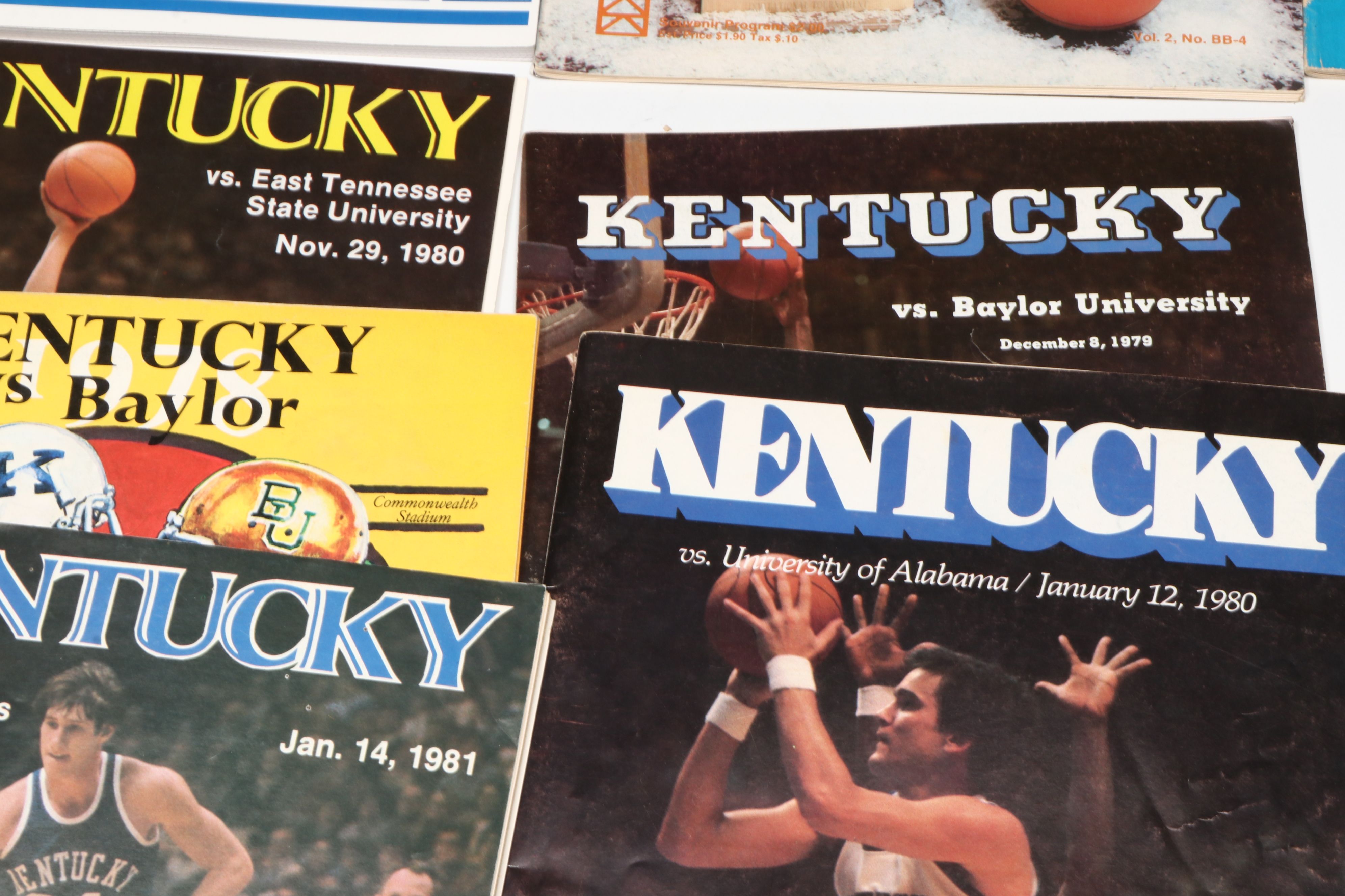 Vintage University of Kentucky Athletics Magazines, Football and More