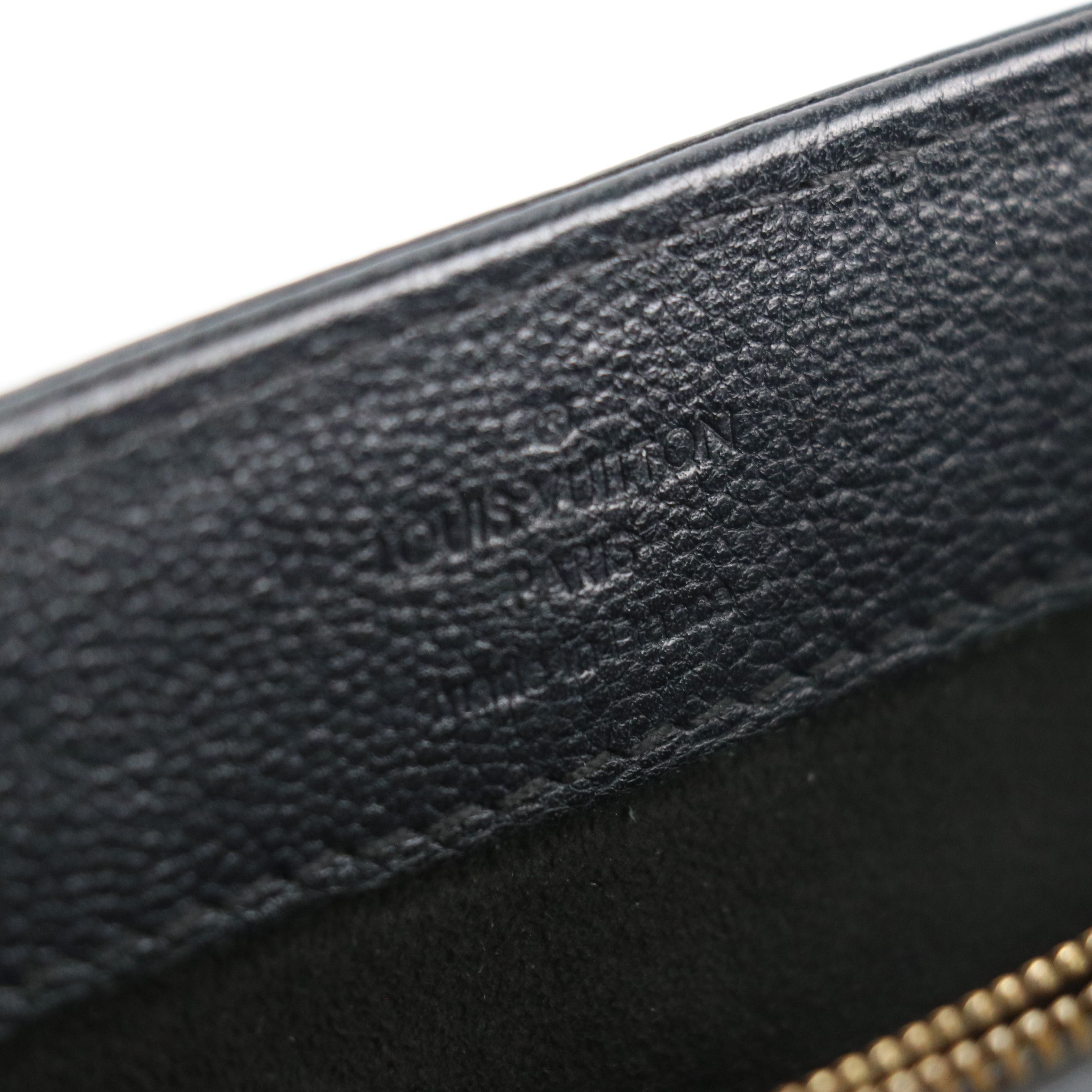 Louis Vuitton Very One Handle Bag in Black Calfskin Leather