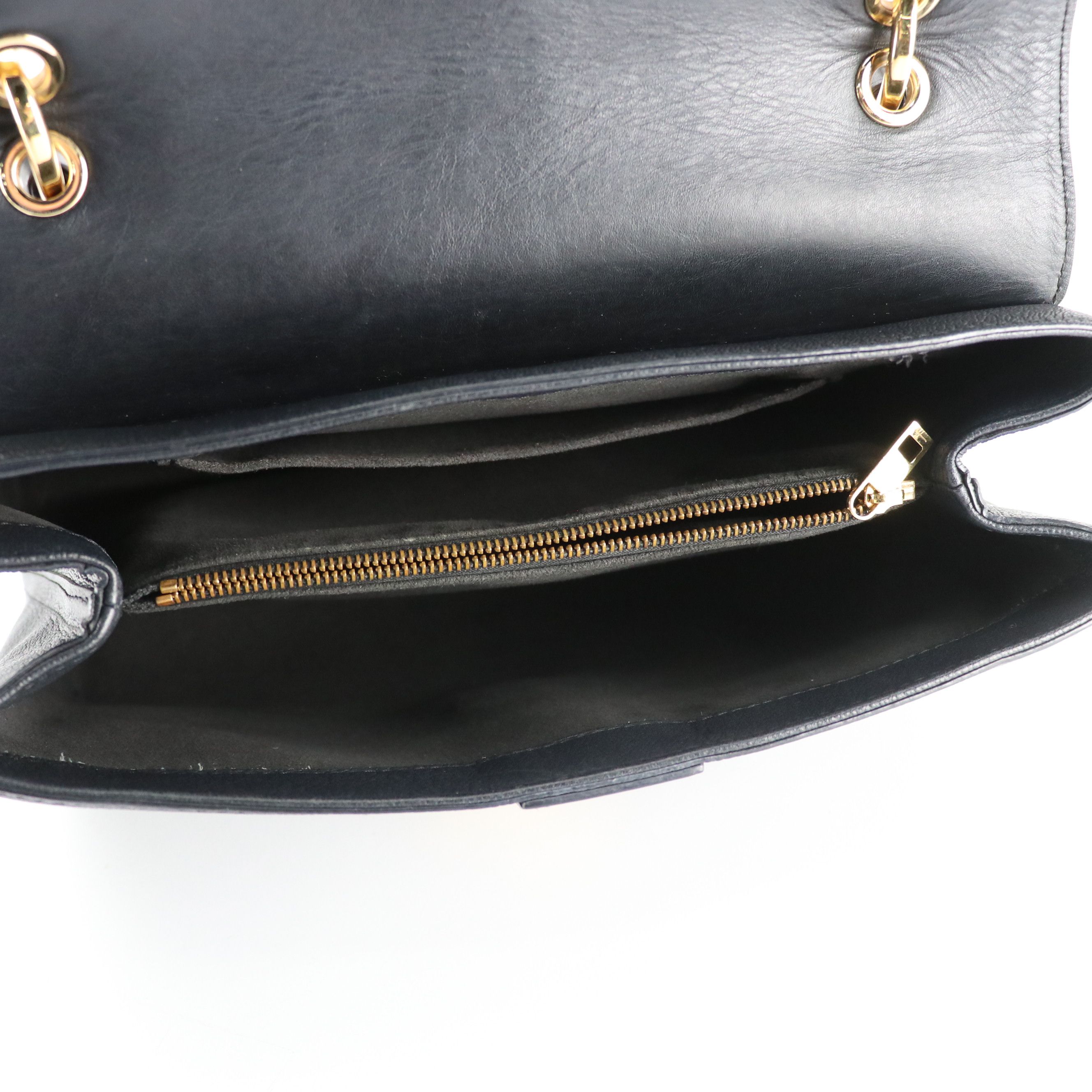 Louis Vuitton Very One Handle Bag in Black Calfskin Leather