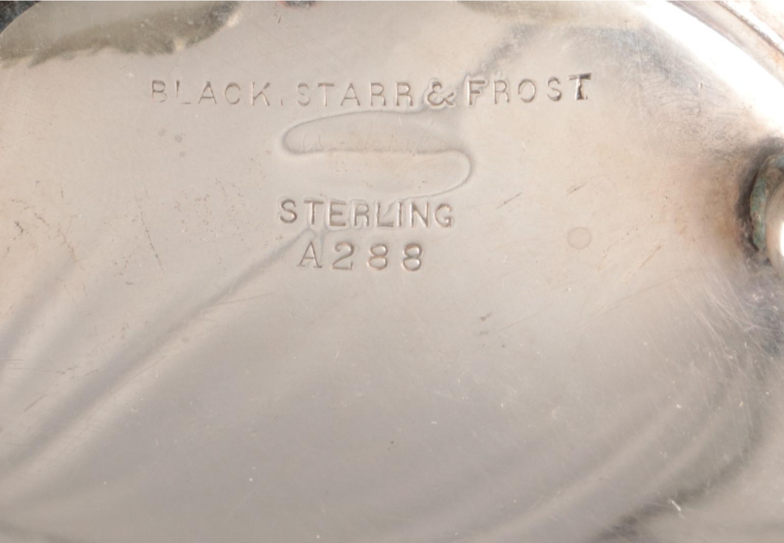 Gorham and Black, Starr & Frost Sterling Silver Pierced Nut Dishes