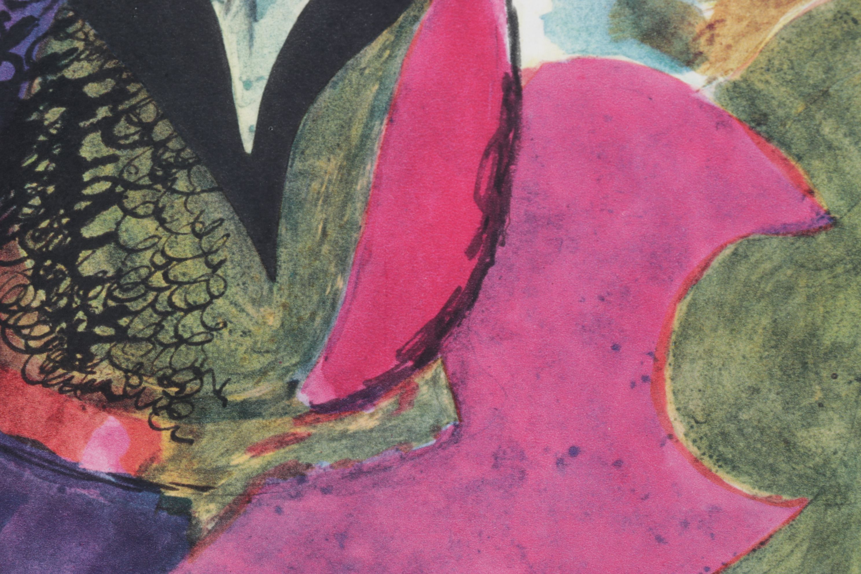 Rotogravure After Georges Braque "Feuillage en couleurs", 1955