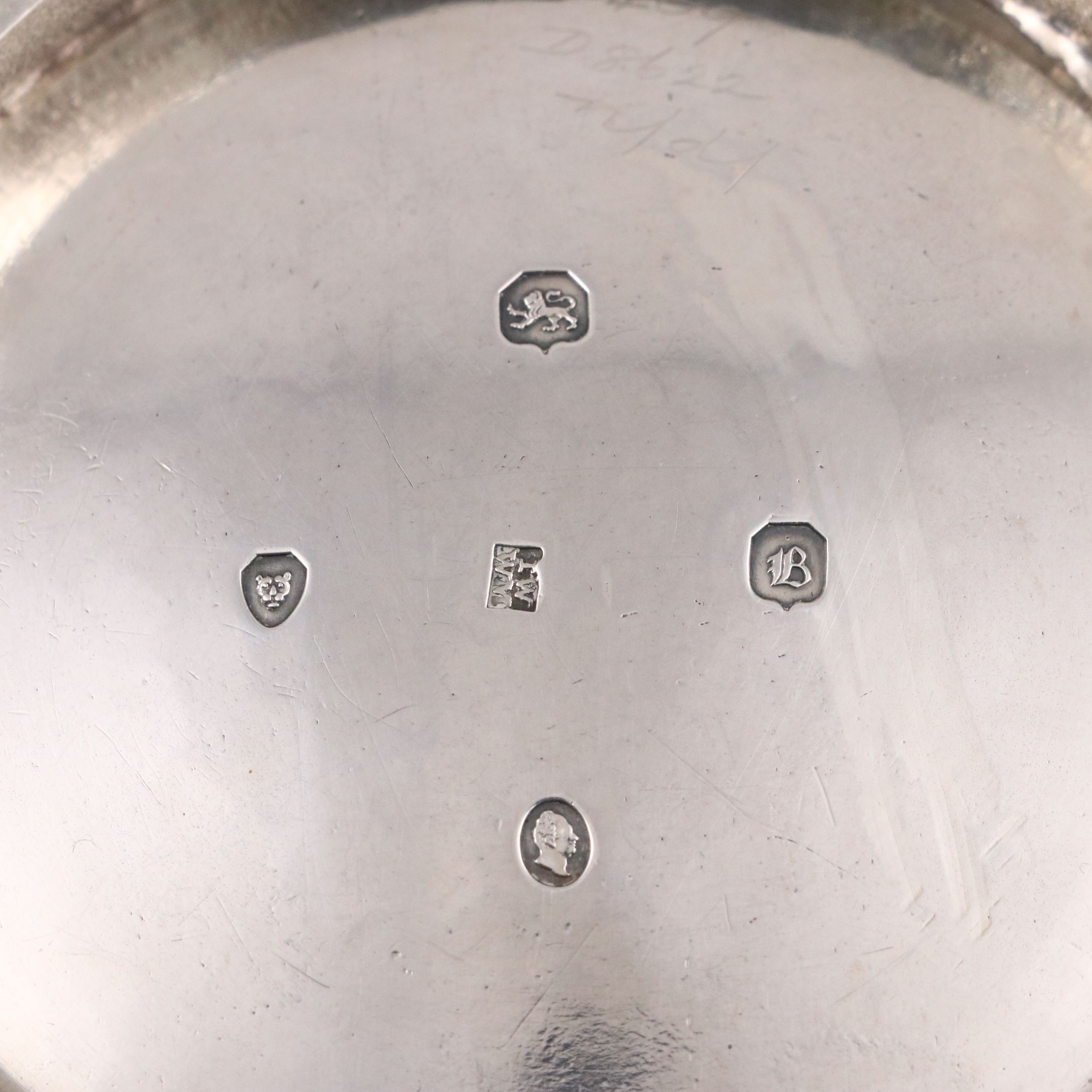 J. Wrangham & William Moulson Sterling Silver Teapot, 1837