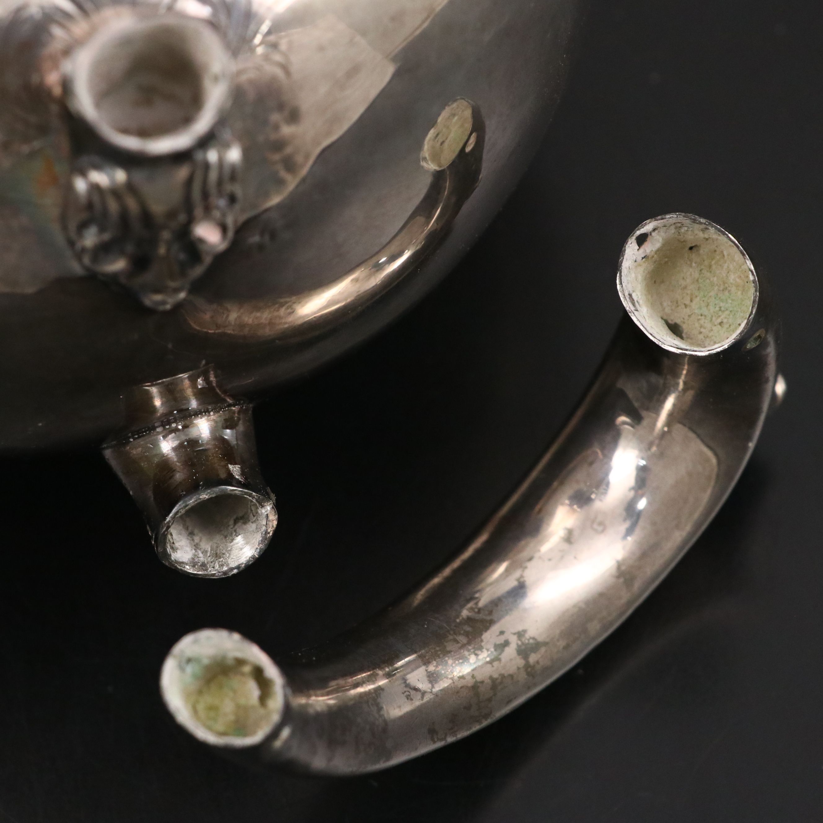 J. Wrangham & William Moulson Sterling Silver Teapot, 1837