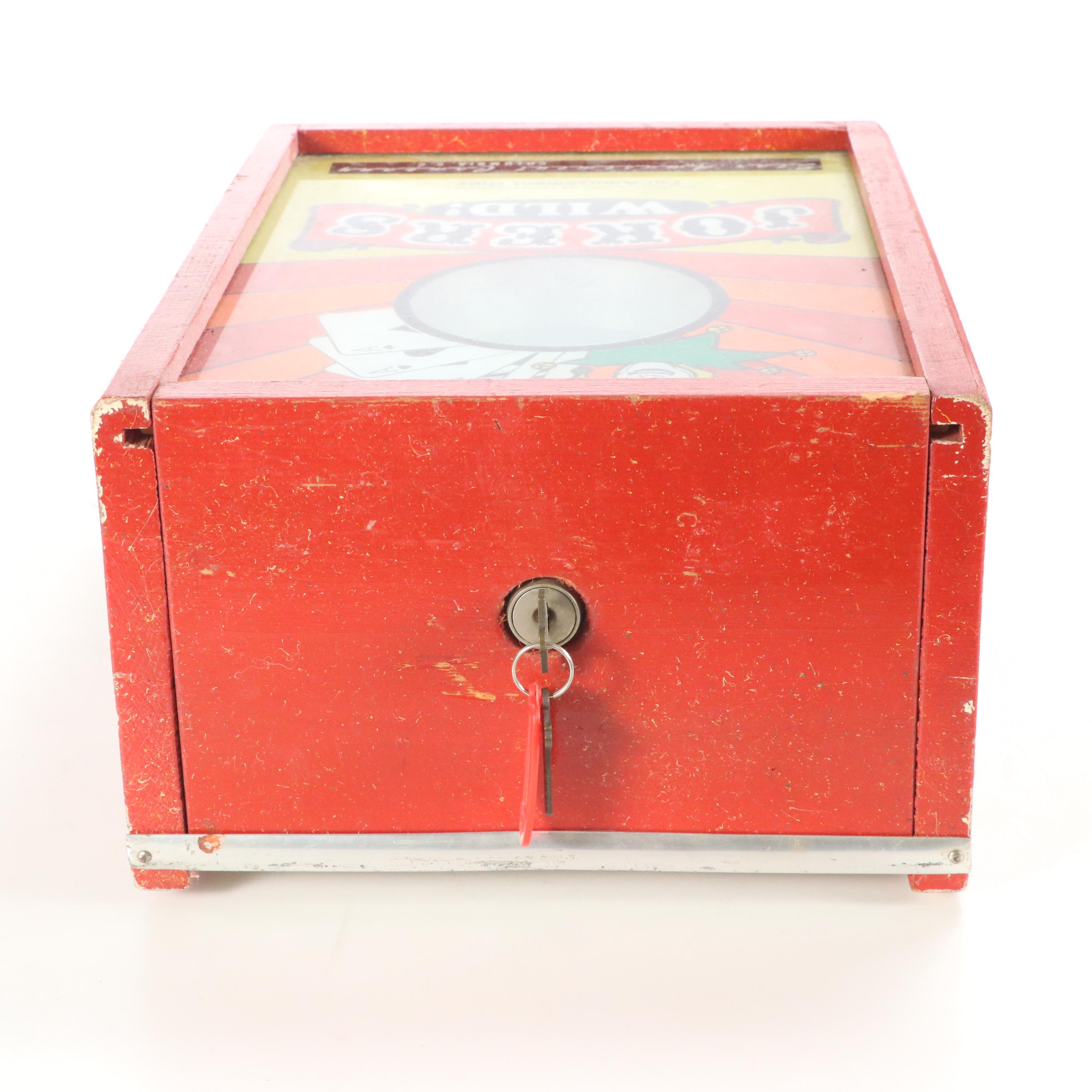 Vintage Star Amusement Company "Jokers Wild" Poker Dice Game