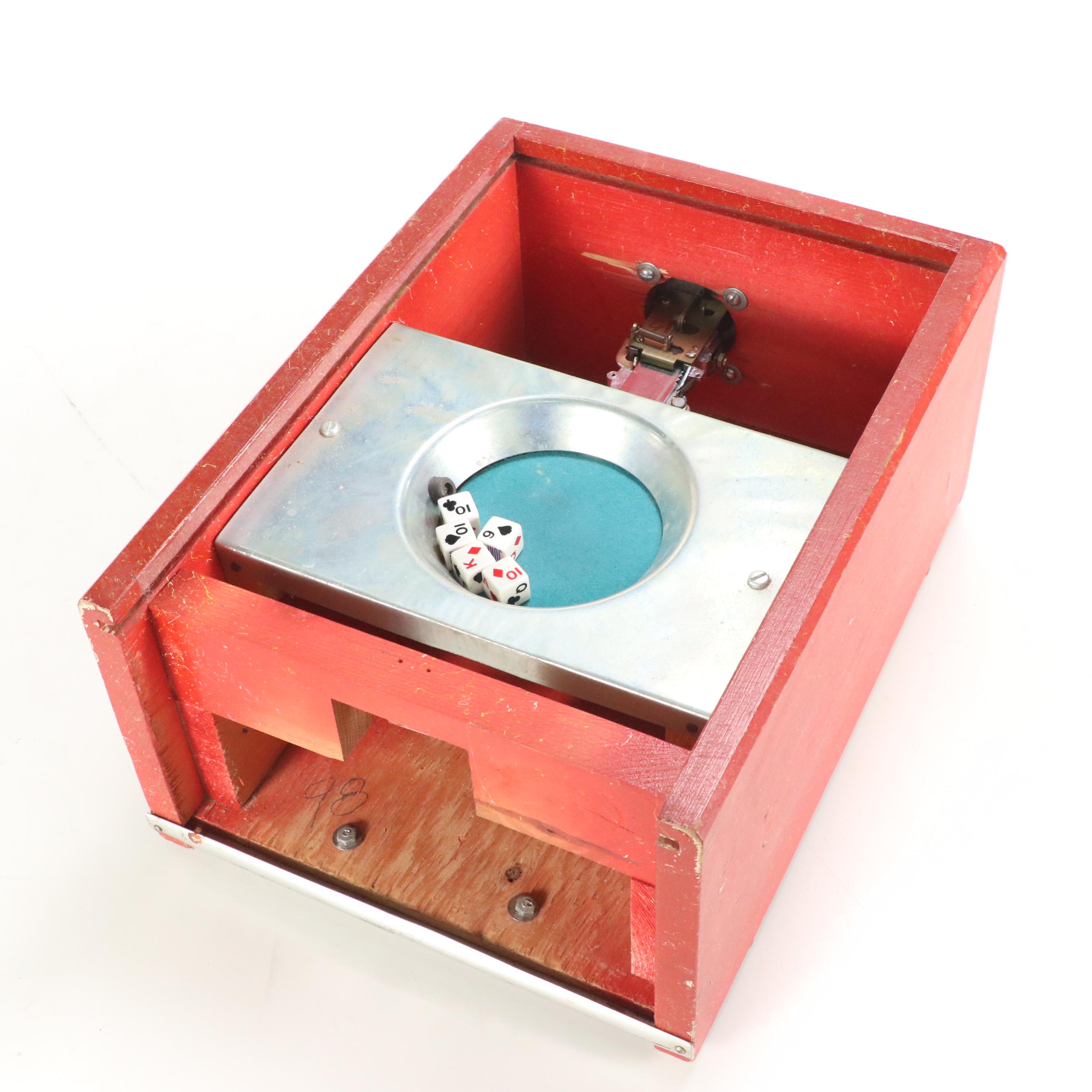 Vintage Star Amusement Company "Jokers Wild" Poker Dice Game