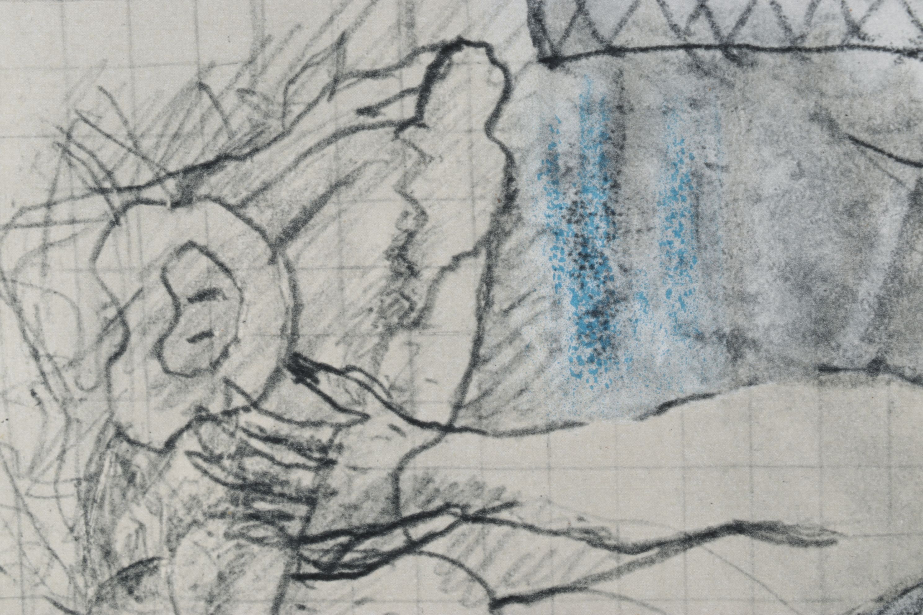 Rotogravure After Georges Braque Illustration of Seated Figure, 1955