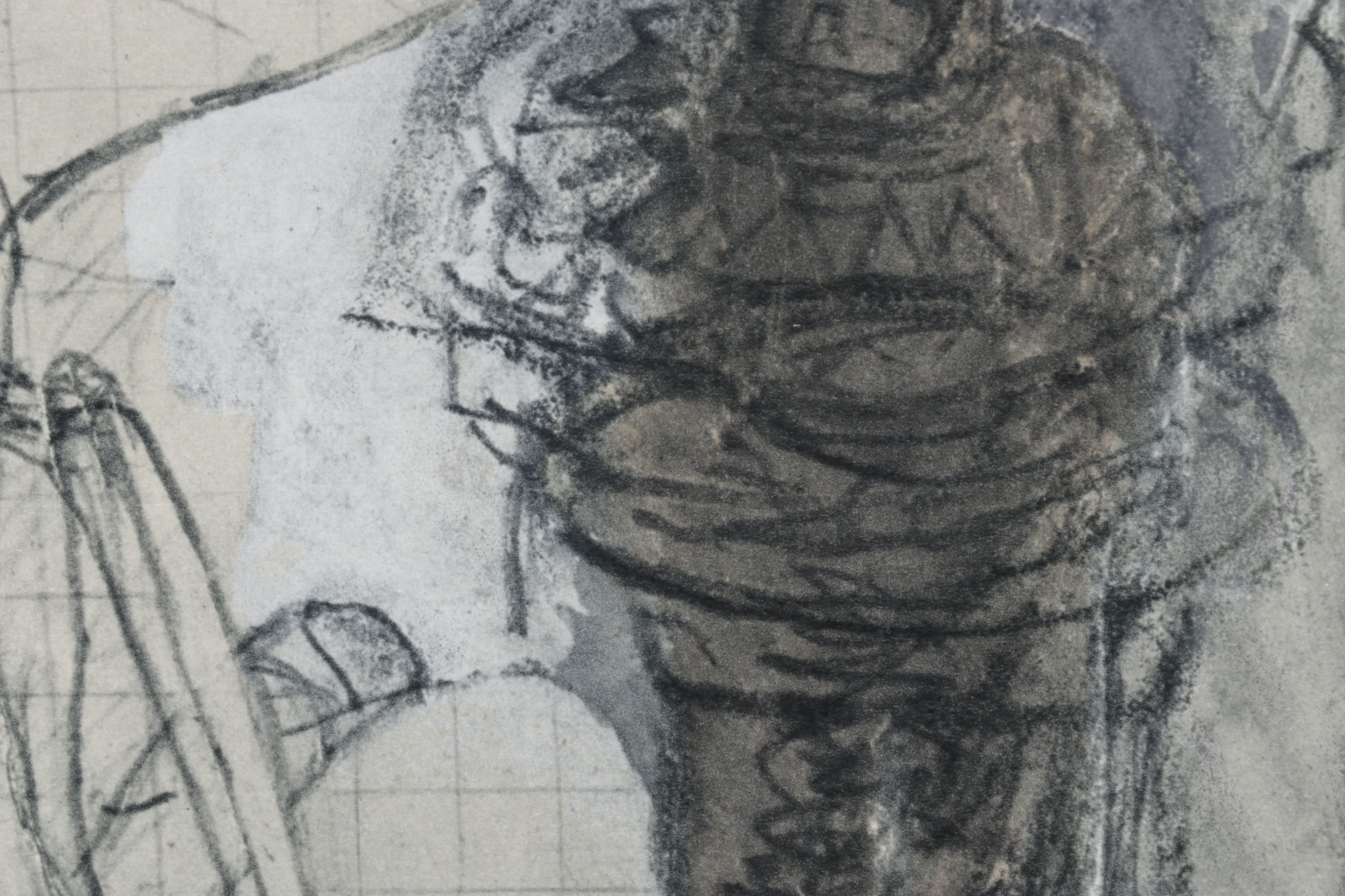 Rotogravure After Georges Braque Illustration of Seated Figure, 1955