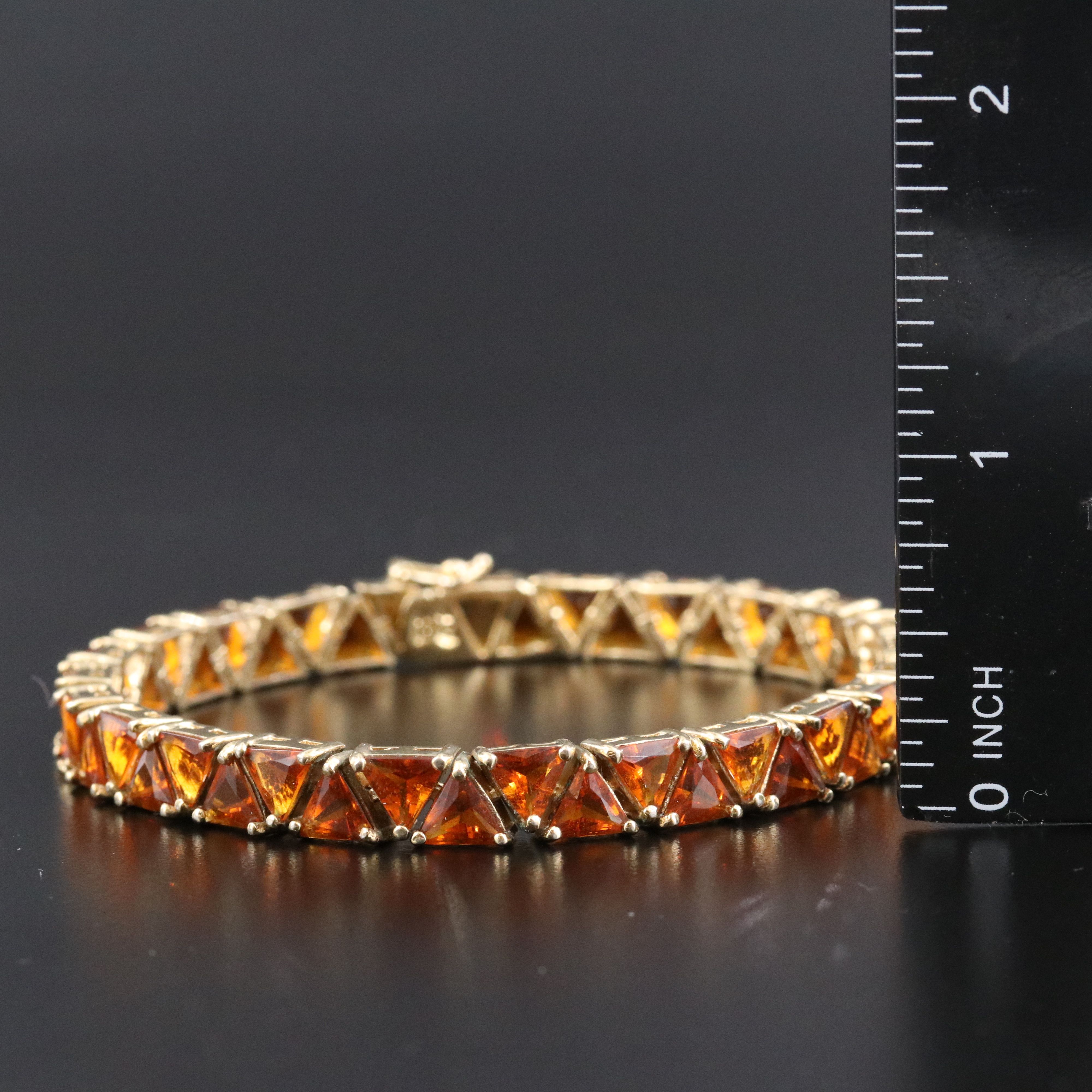 Sterling Diamond and Glass Line Bracelet Collection