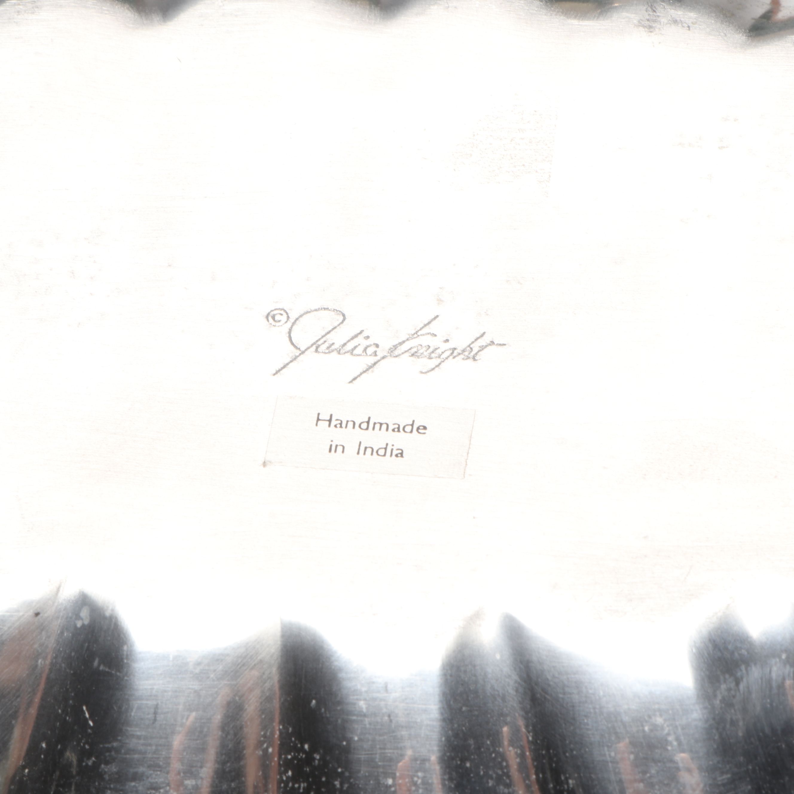 Julia Knight Enamelled Bowl with Schlabaugh & Sons Wooden Mantel Clock